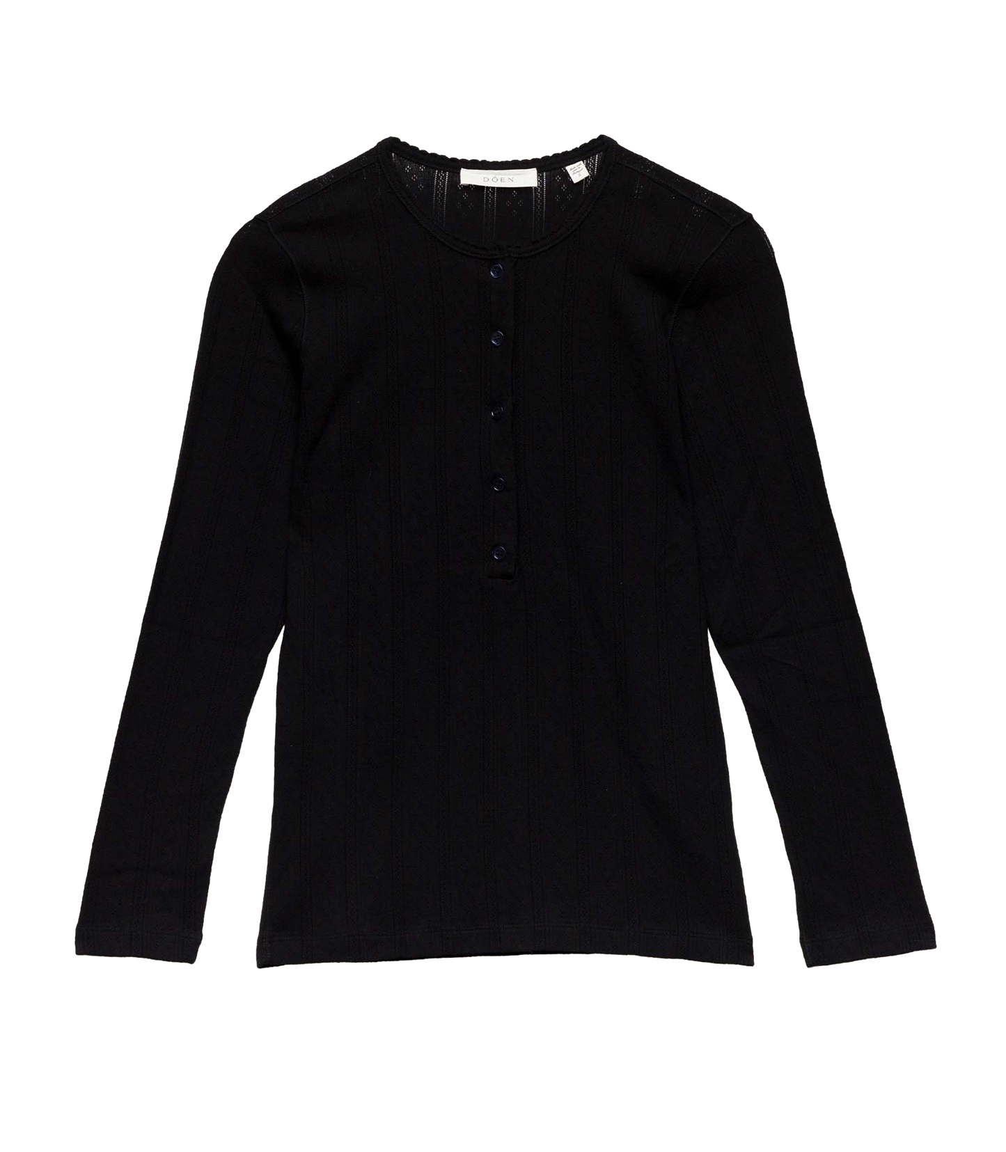 PAOLA TEE -- BLACK QUELLE JOLIE POINTELLE