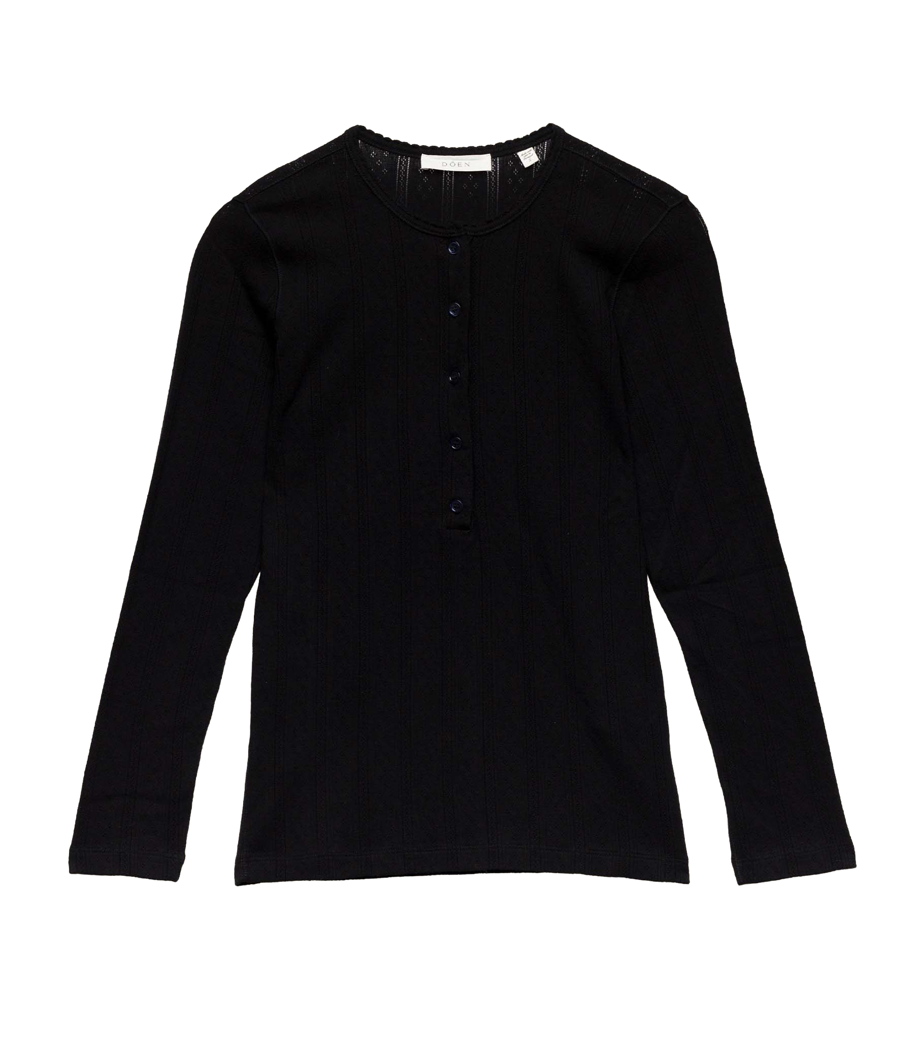 PAOLA TEE -- BLACK QUELLE JOLIE POINTELLE view 4