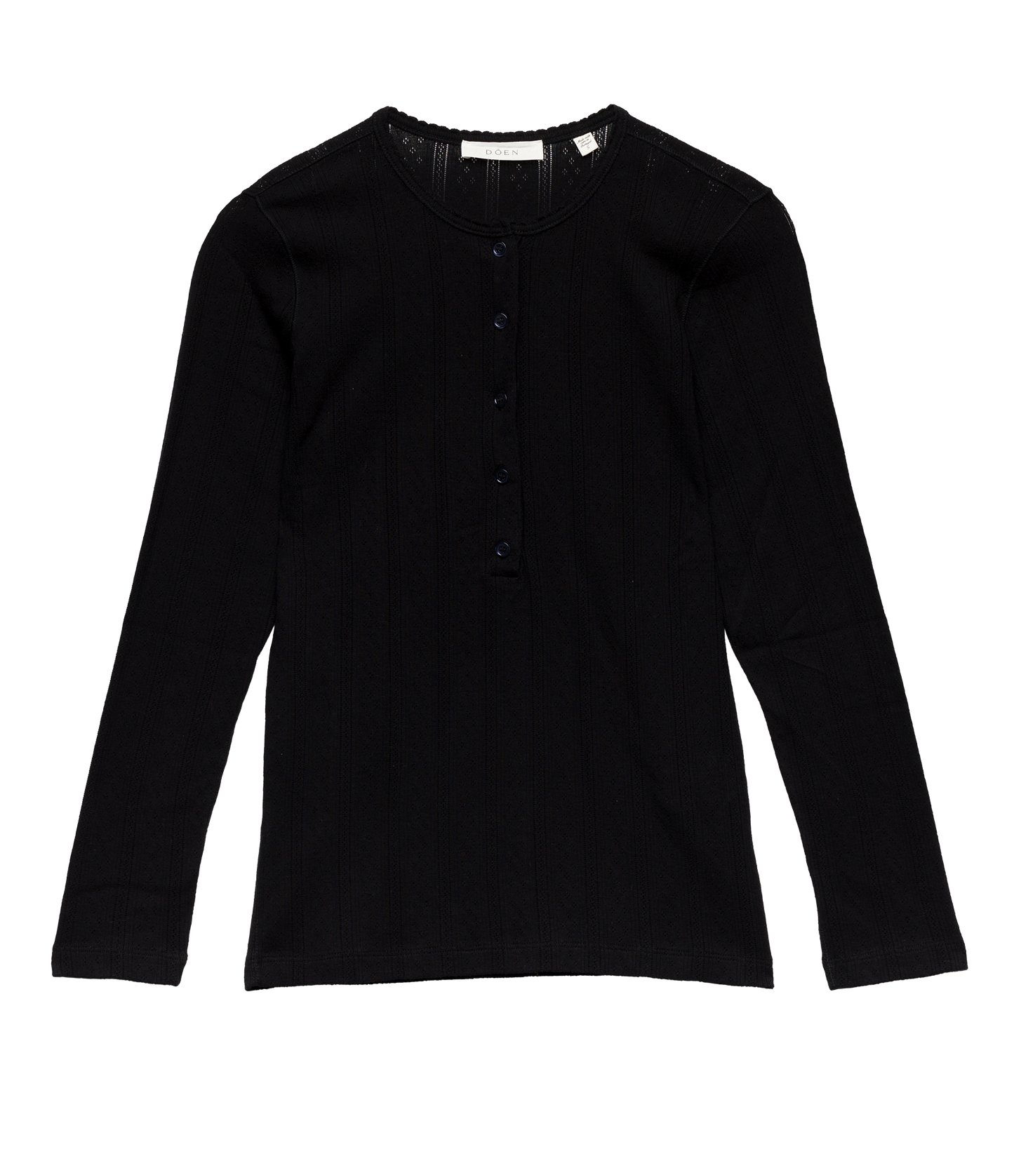 PAOLA TEE -- BLACK QUELLE JOLIE POINTELLE