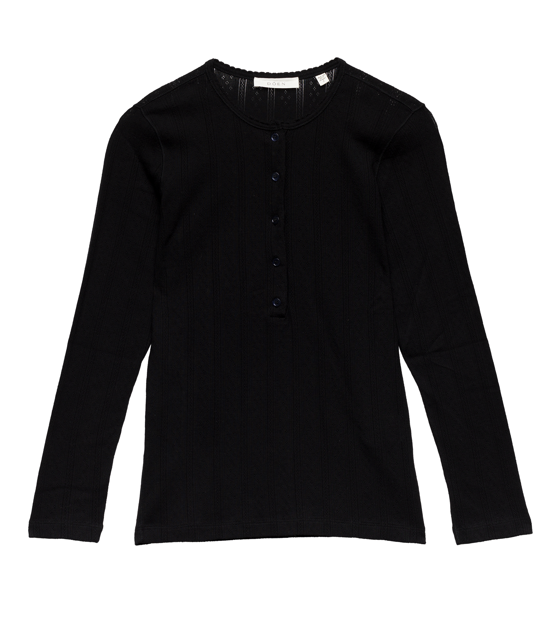 PAOLA TEE -- BLACK QUELLE JOLIE POINTELLE view 4