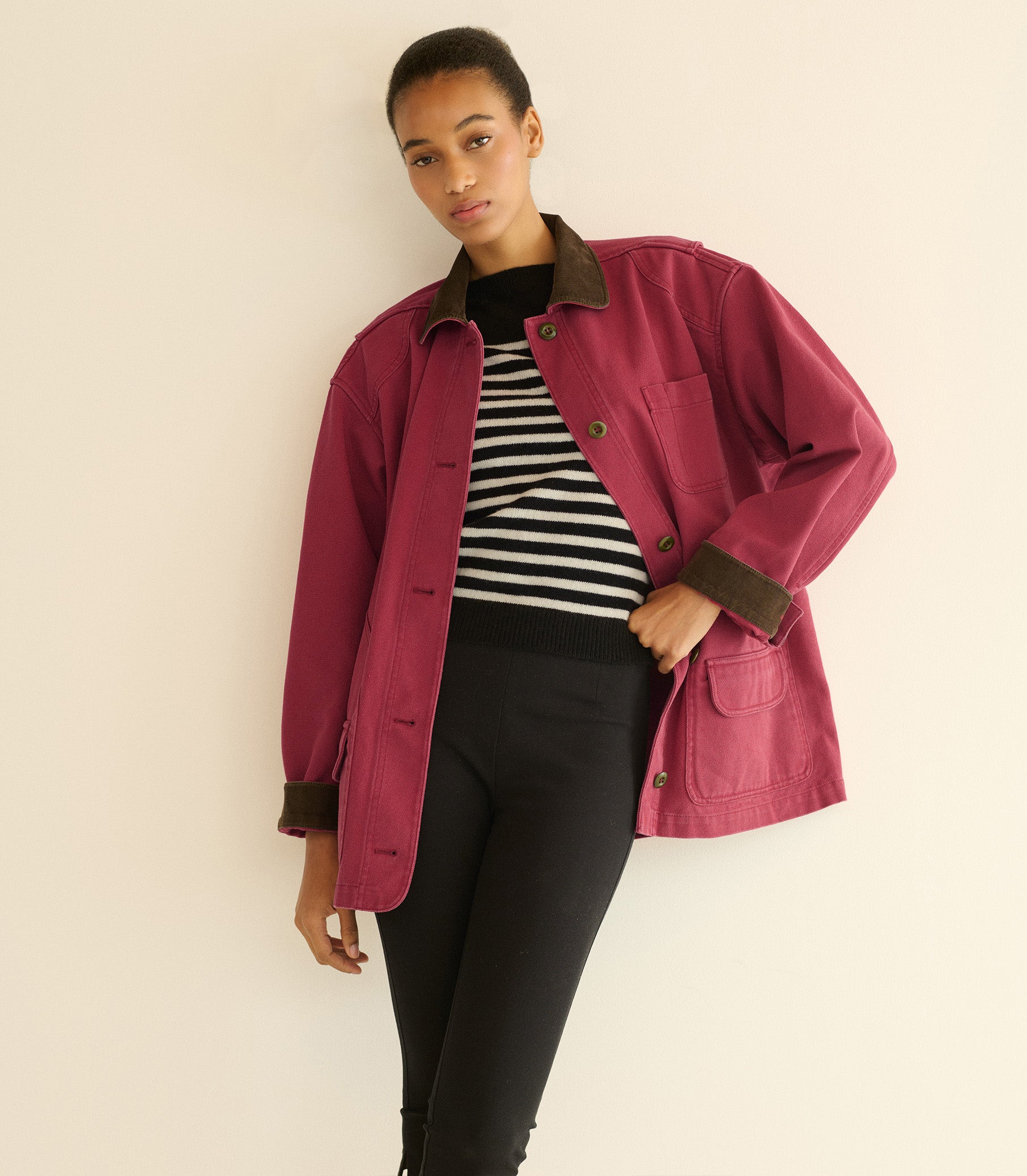 PASCUAL JACKET -- WASHED CRIMSON view 7
