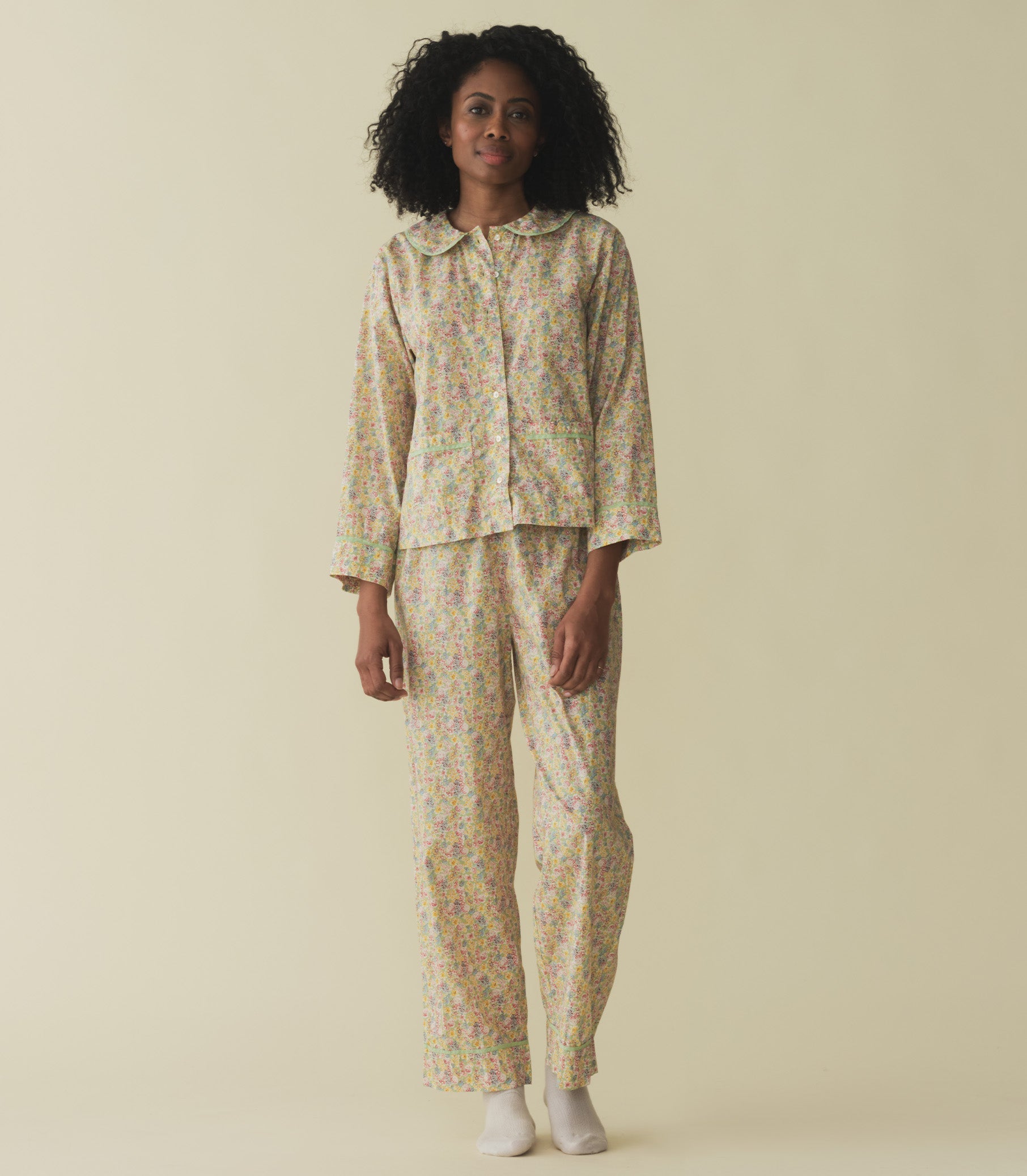 HMD -- PAZ PAJAMA -- CHRYSANTHEMUM SKY FLORAL view 2
