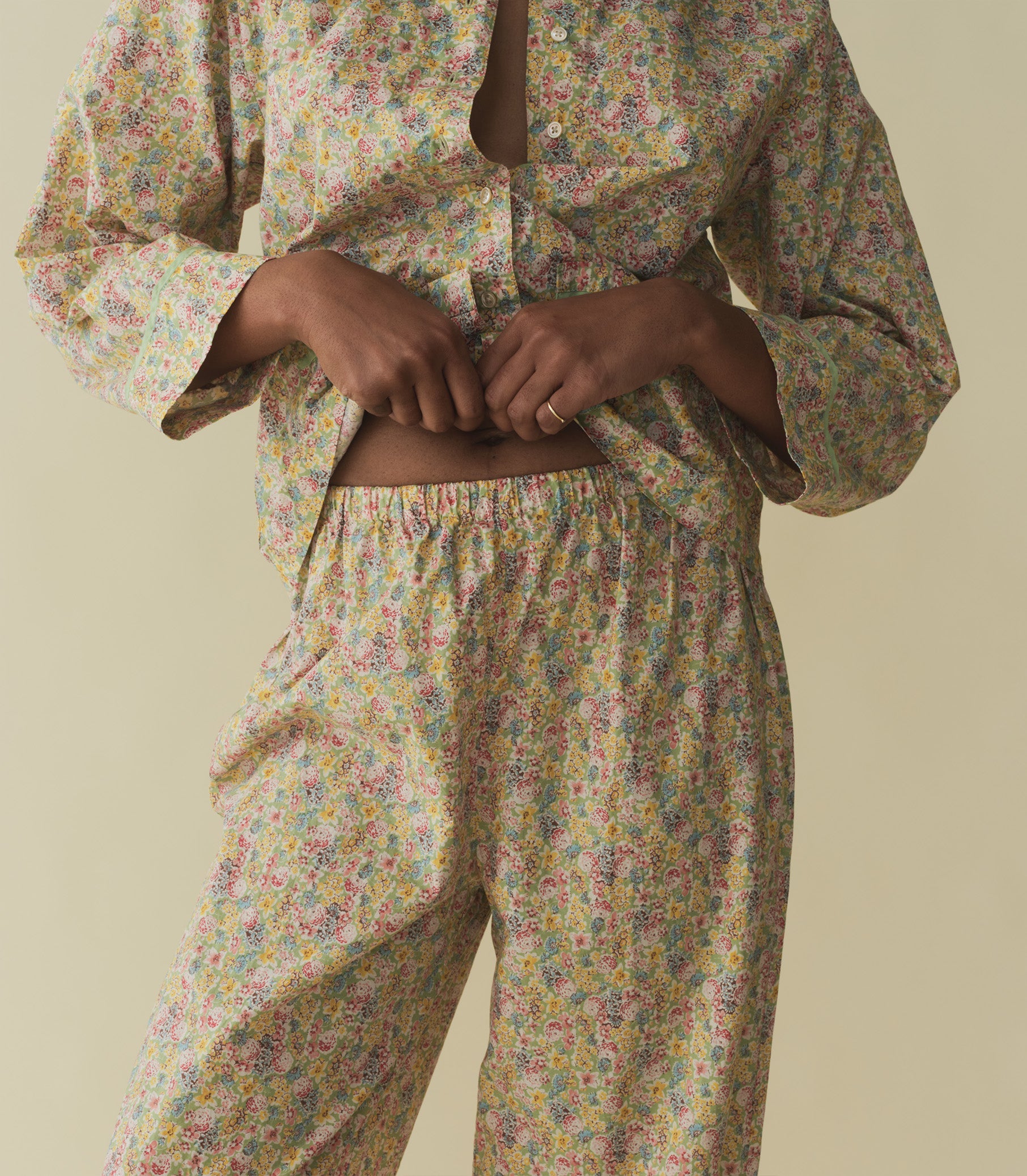 HMD -- PAZ PAJAMA -- CHRYSANTHEMUM SKY FLORAL view 3
