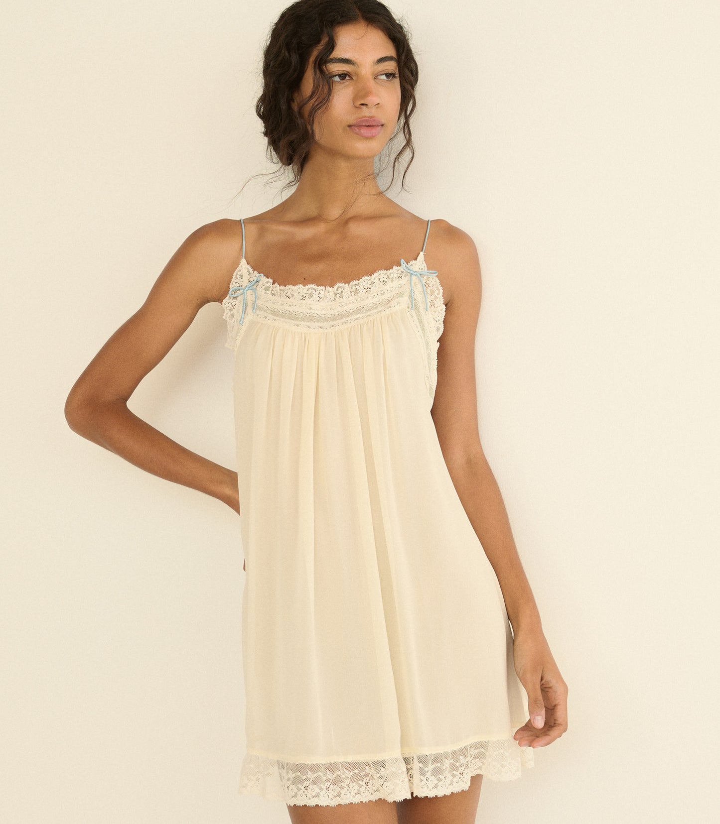 PENELOPE DRESS -- VANILLE