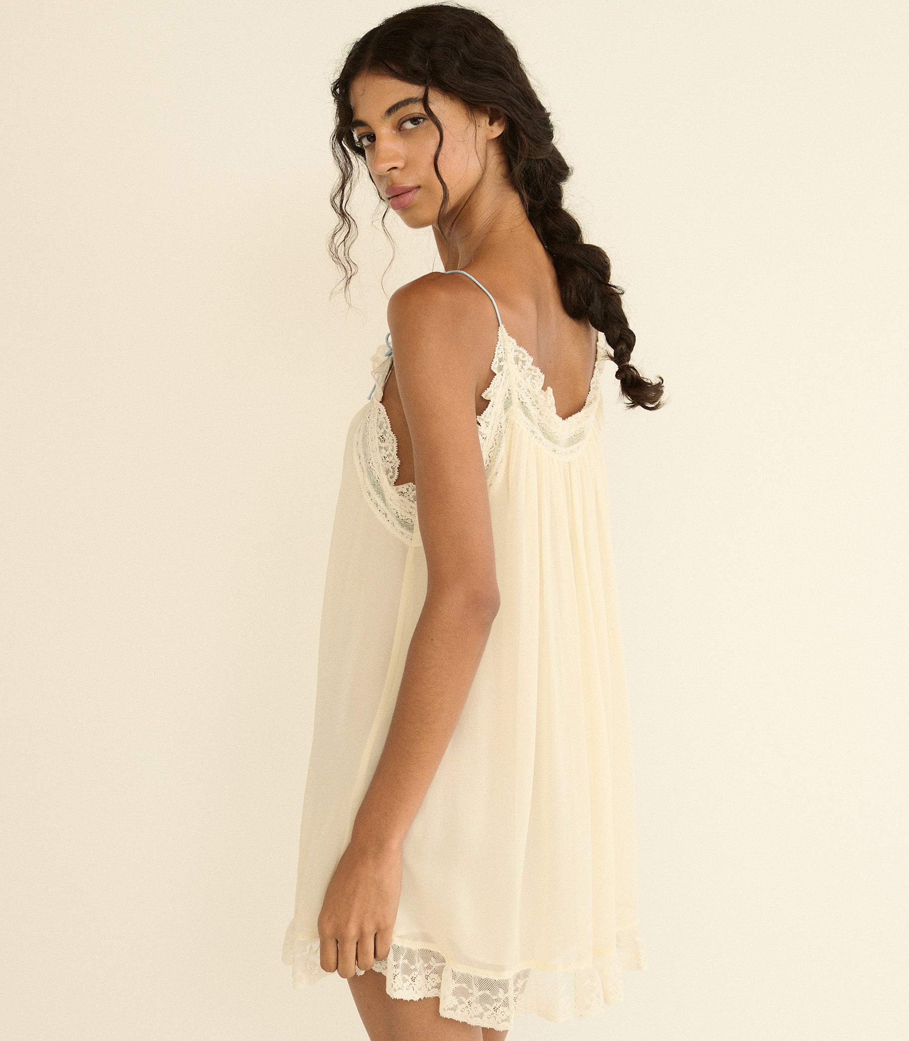 PENELOPE DRESS -- VANILLE view 1
