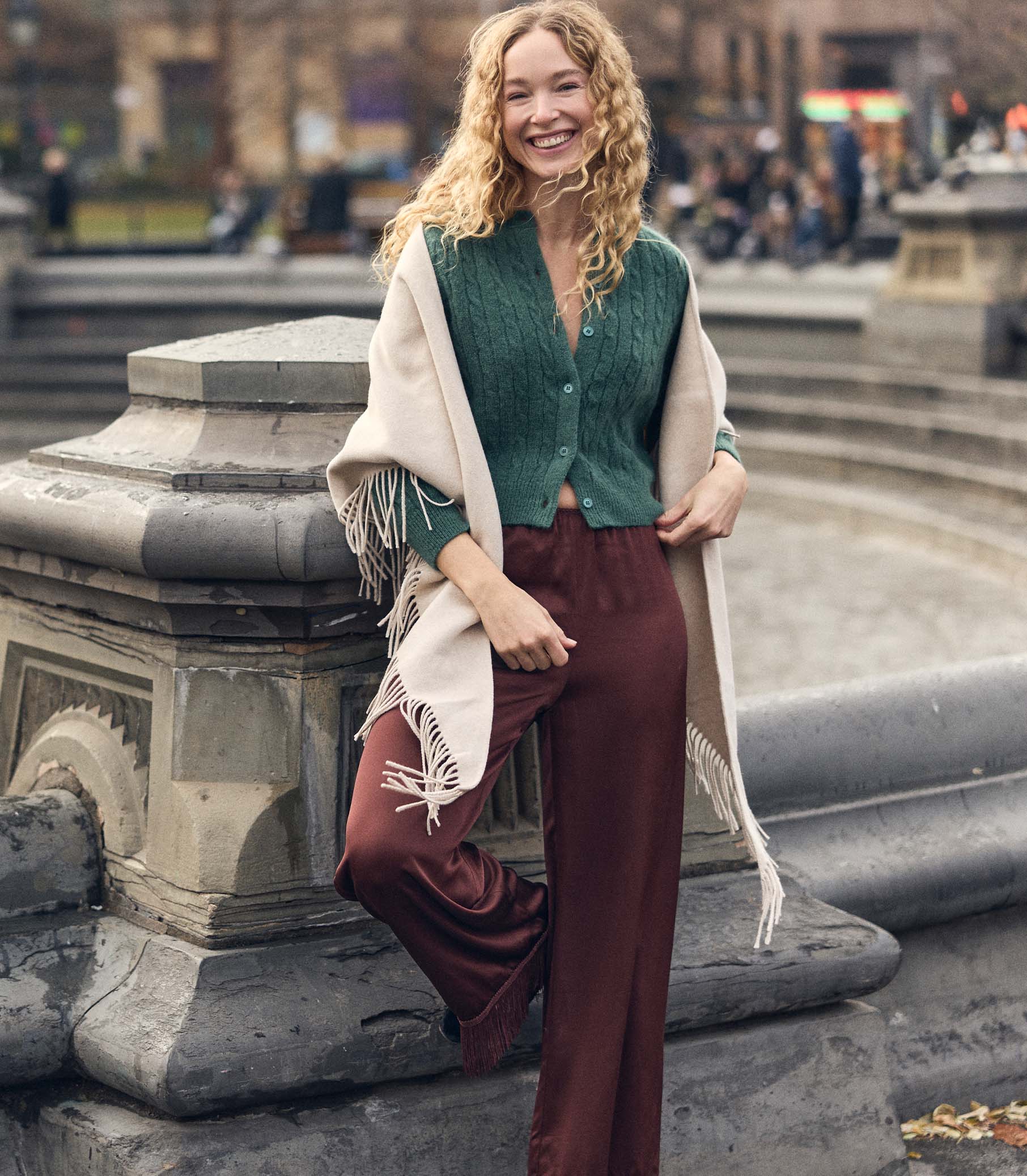 Penrose Cardigan - Spruce | DÔEN