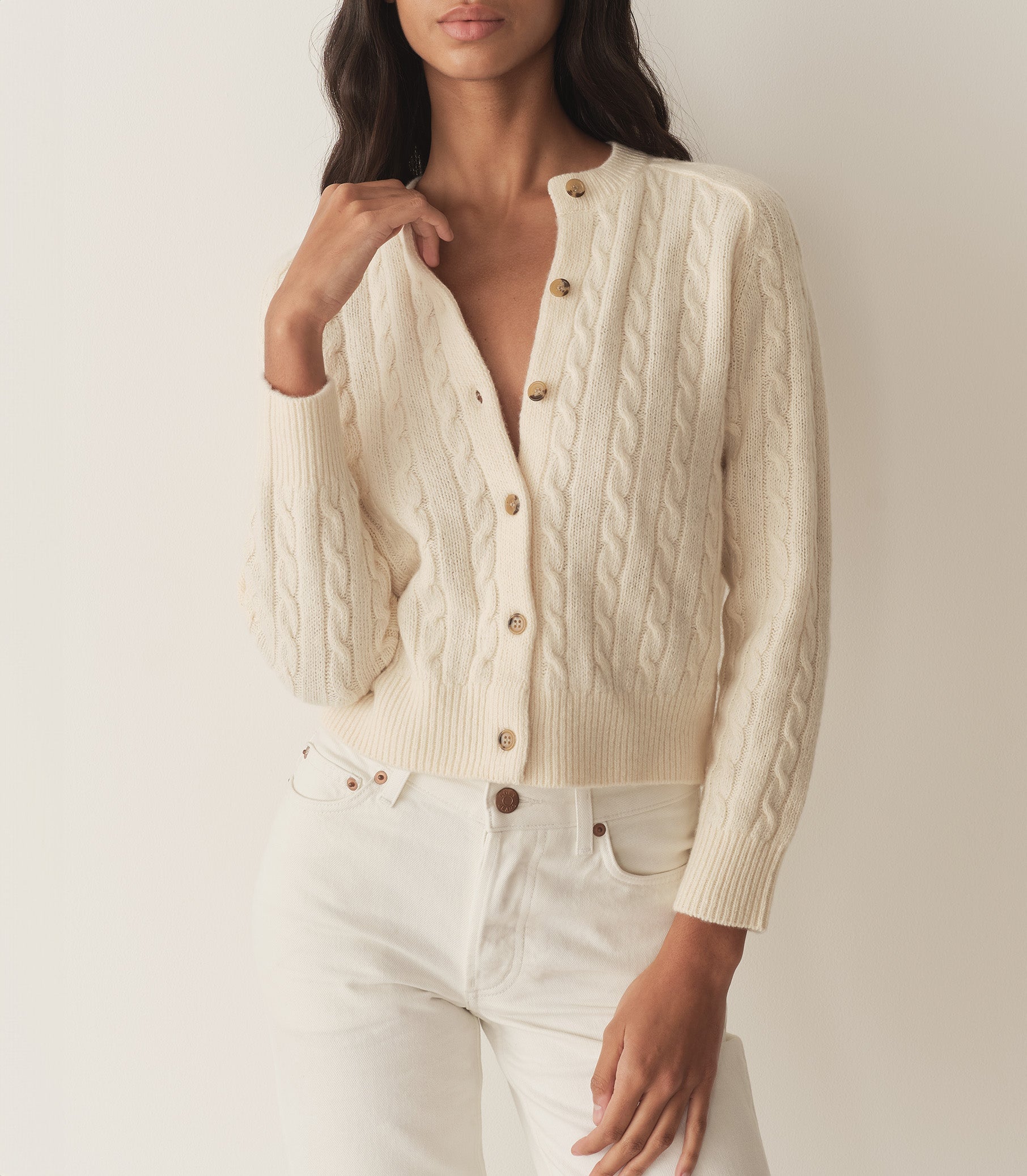HMD -- PENROSE CARDIGAN -- SEA SALT