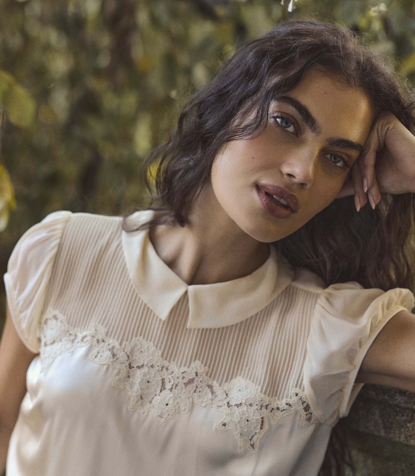 PERLE DRESS -- VANILLA