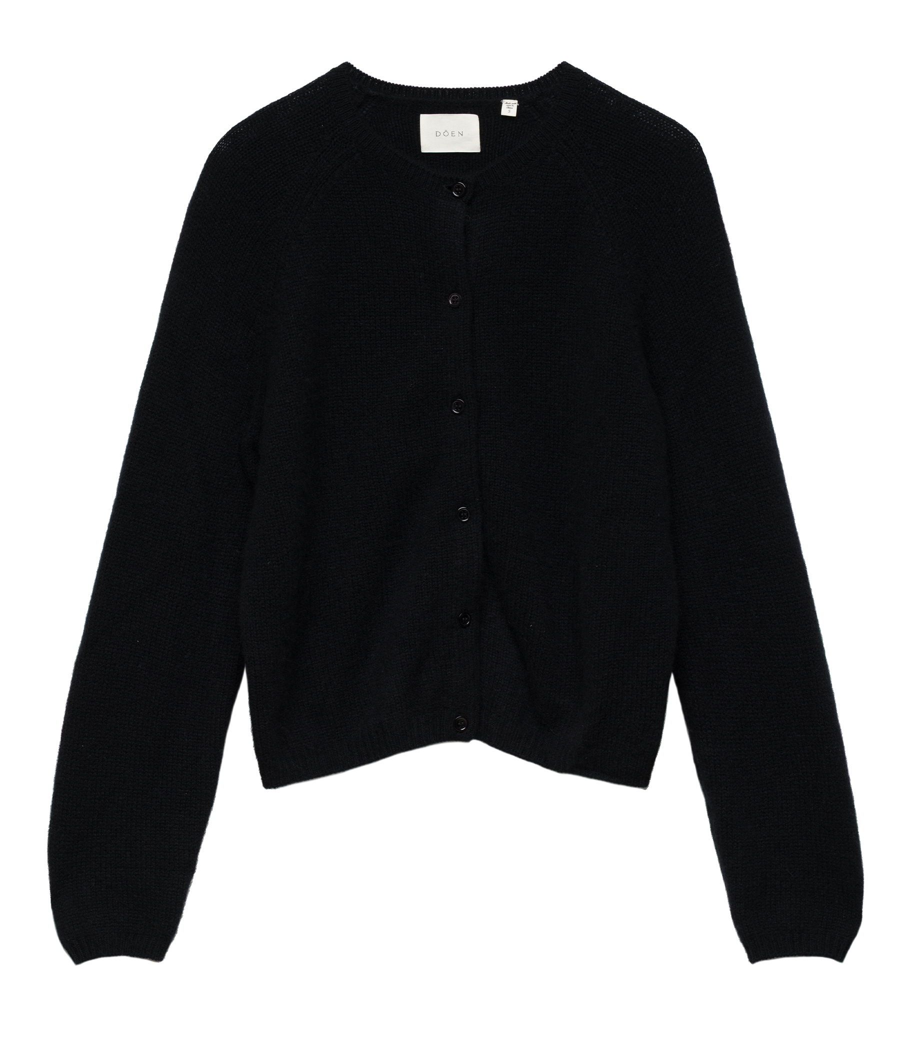 PEROLINE CASHMERE CARDIGAN -- BLACK view 5
