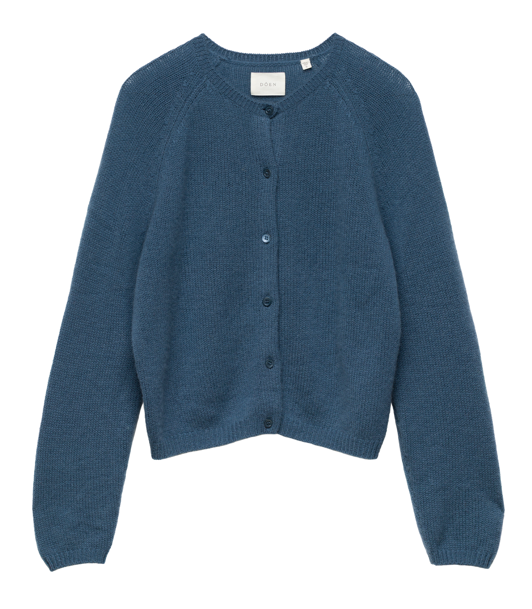 PEROLINE CASHMERE CARDIGAN -- BLUE STONE view 6

