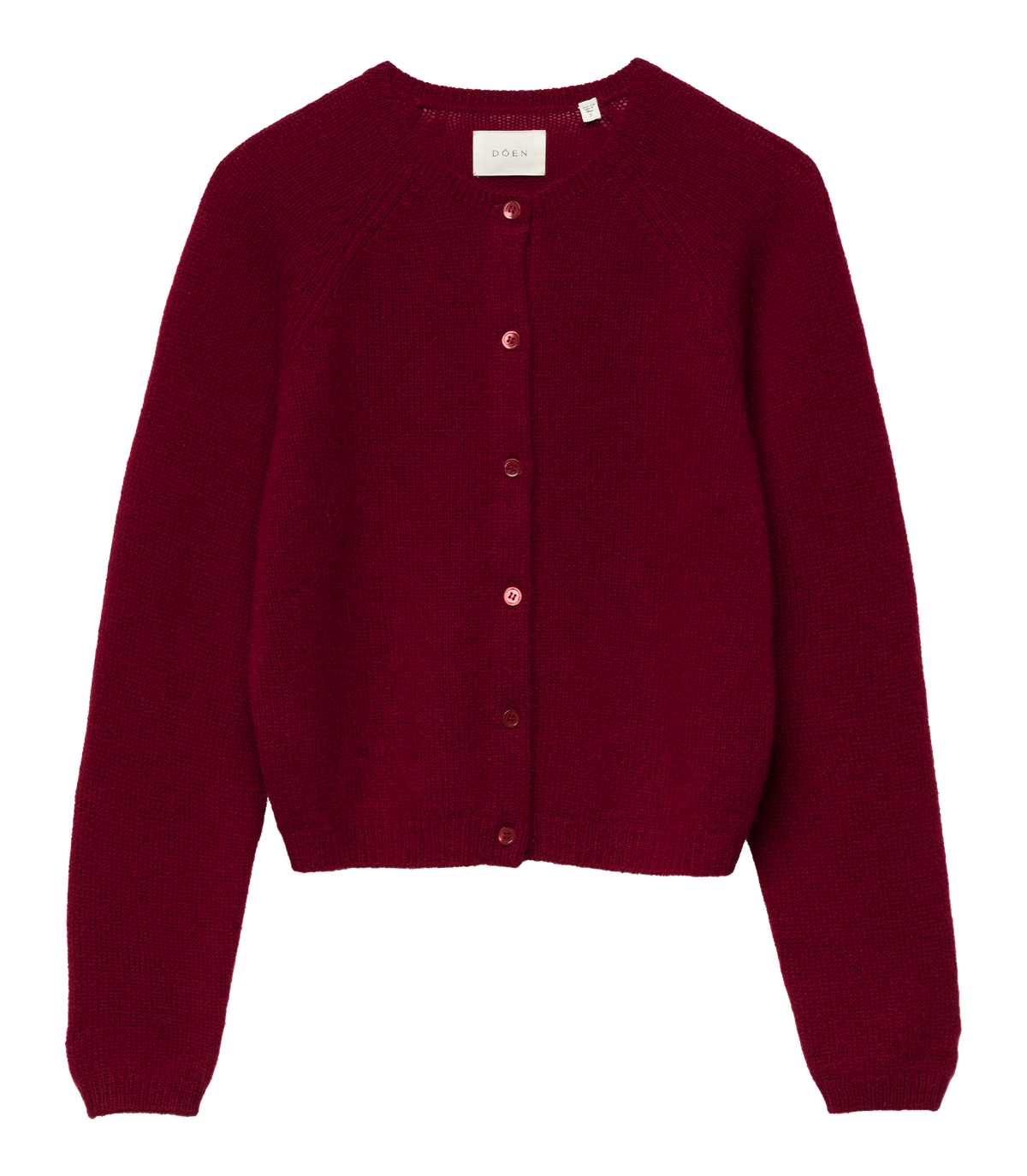 PEROLINE CASHMERE CARDIGAN -- LOIRE ROUGE view 8
