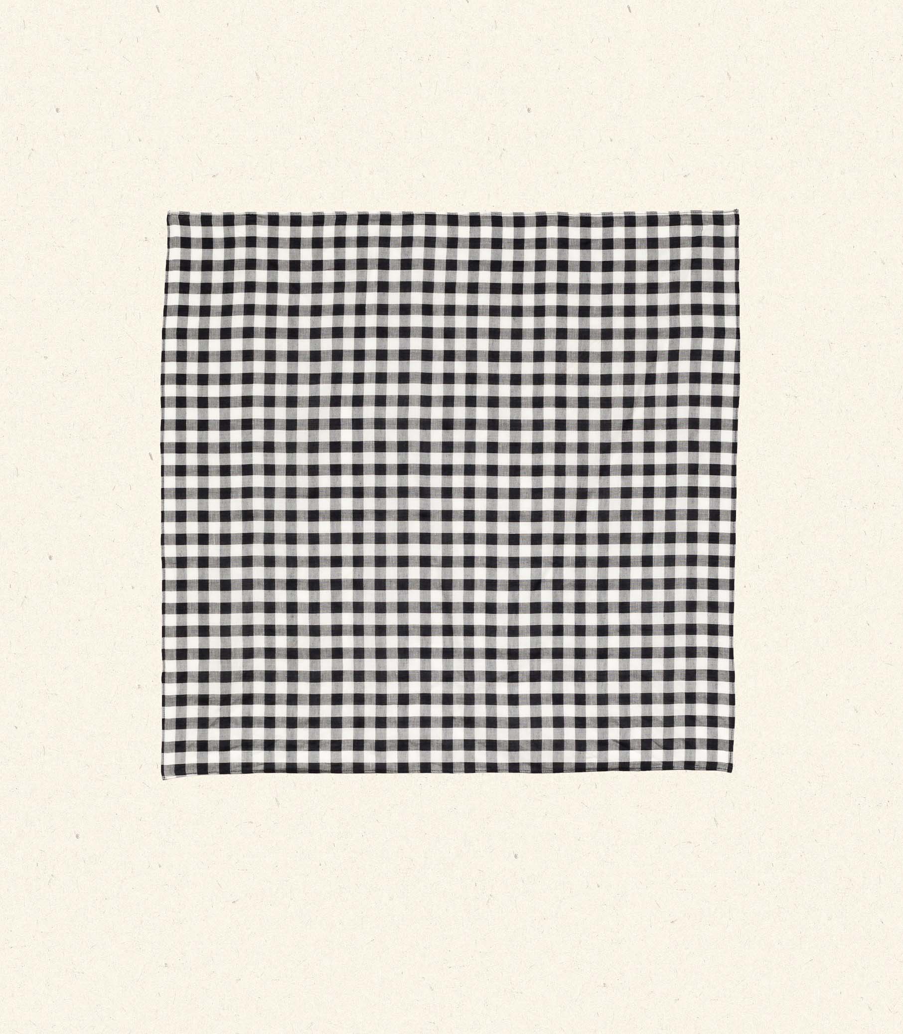 HMD -- PETIT PENNY BANDANA -- BLACK MARILYN GINGHAM view 5
