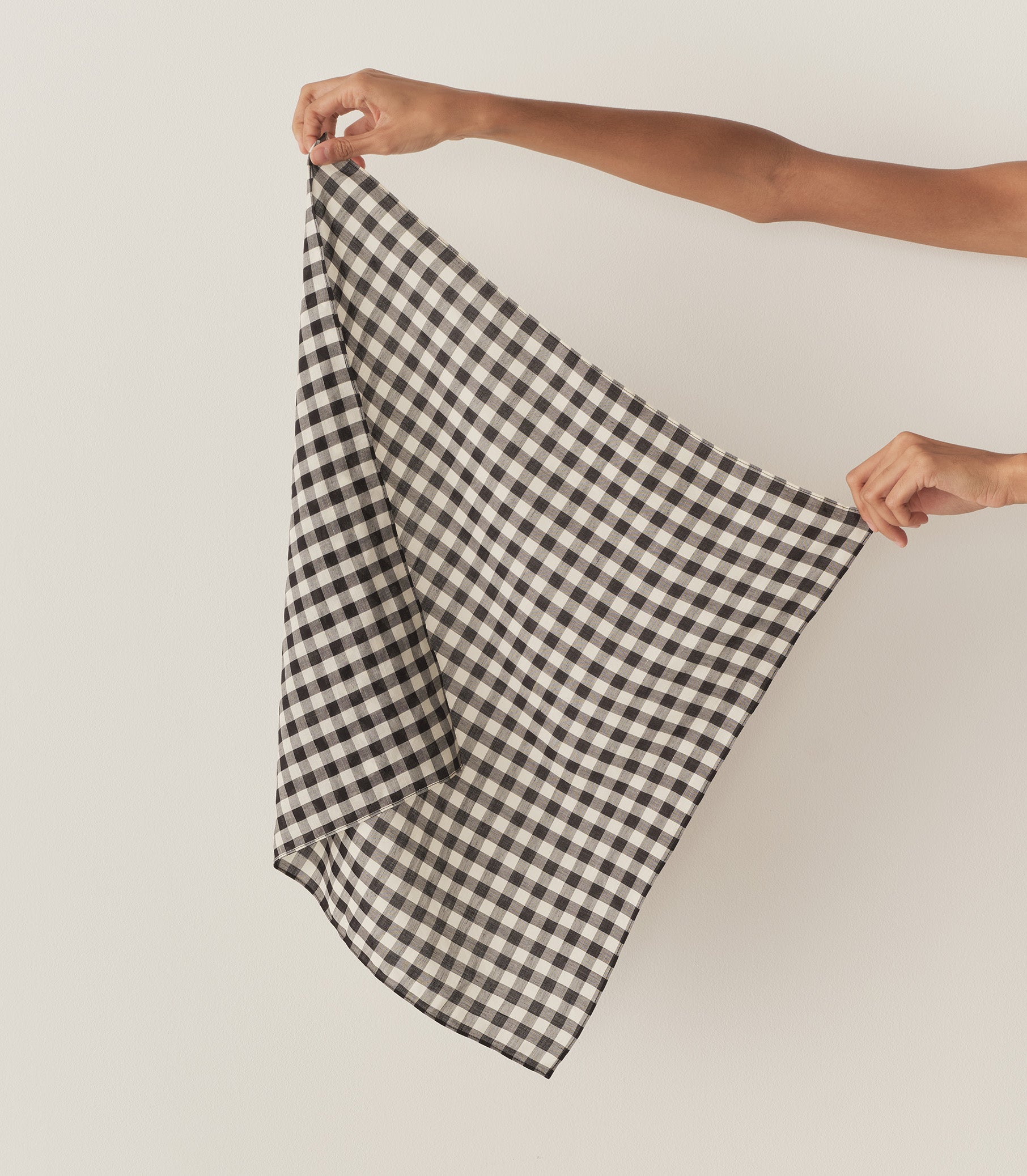 PETIT PENNY BANDANA -- BLACK MARILYN GINGHAM view 3