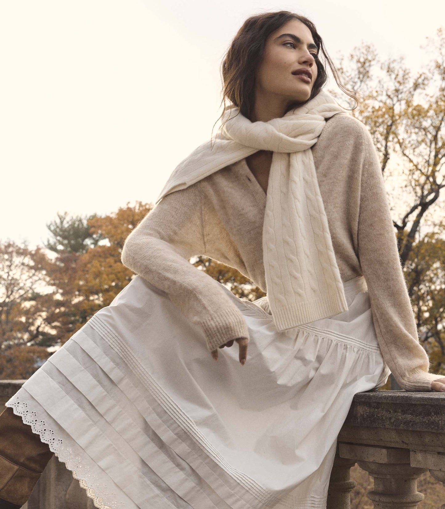 HMD -- PETRA CARDIGAN -- HAZELNUT CREME