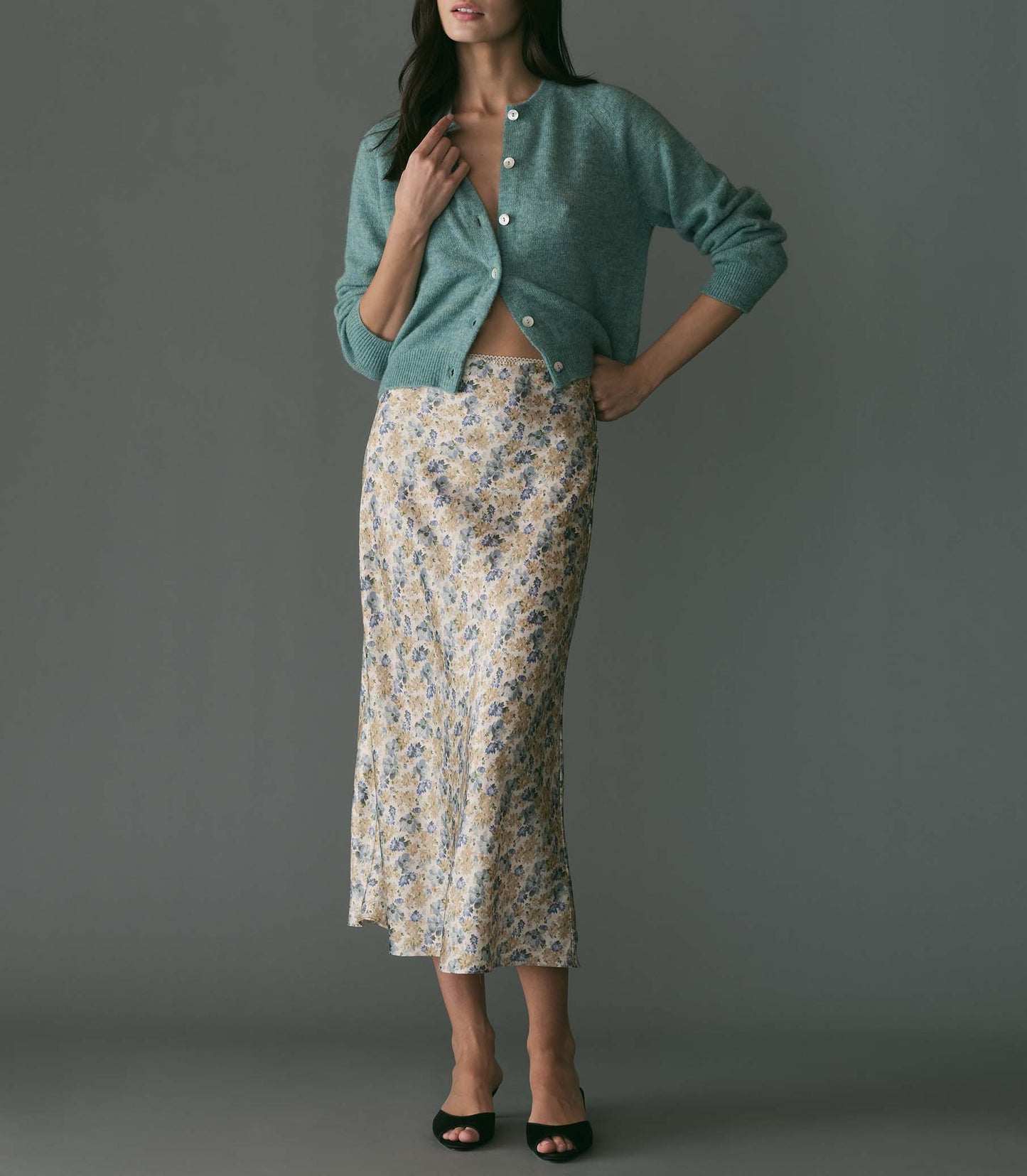 HMD -- ELOWEN SKIRT -- BLEU WILDFLOWER THICKET