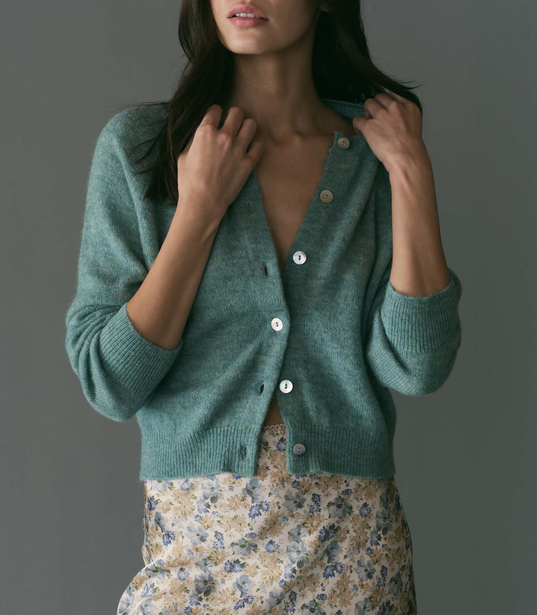HMD -- PETRA CARDIGAN -- BLEU MENTHE view 6
