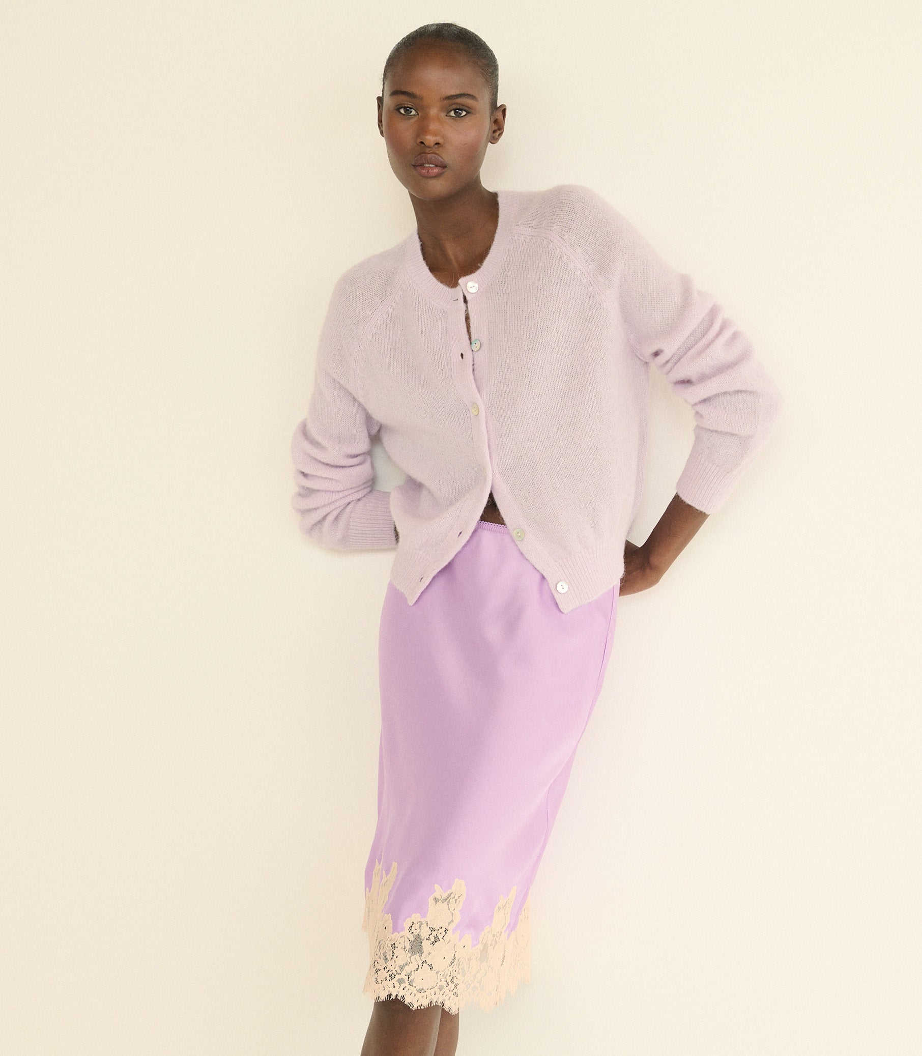 PETRA CARDIGAN -- VIOLET THISTLE view 12
