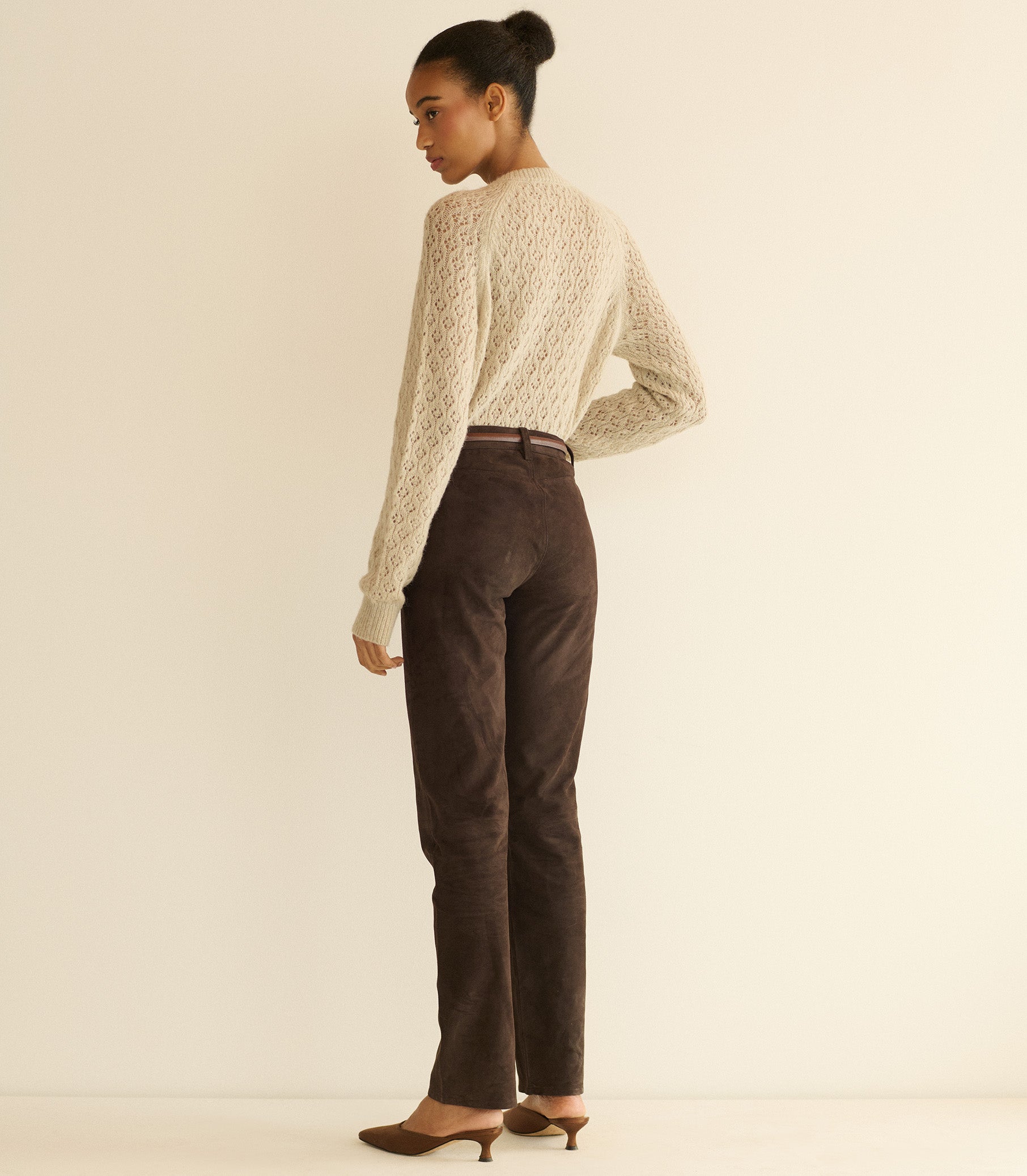 PETRA POINTELLE CARDIGAN -- FEATHERSTONE view 5