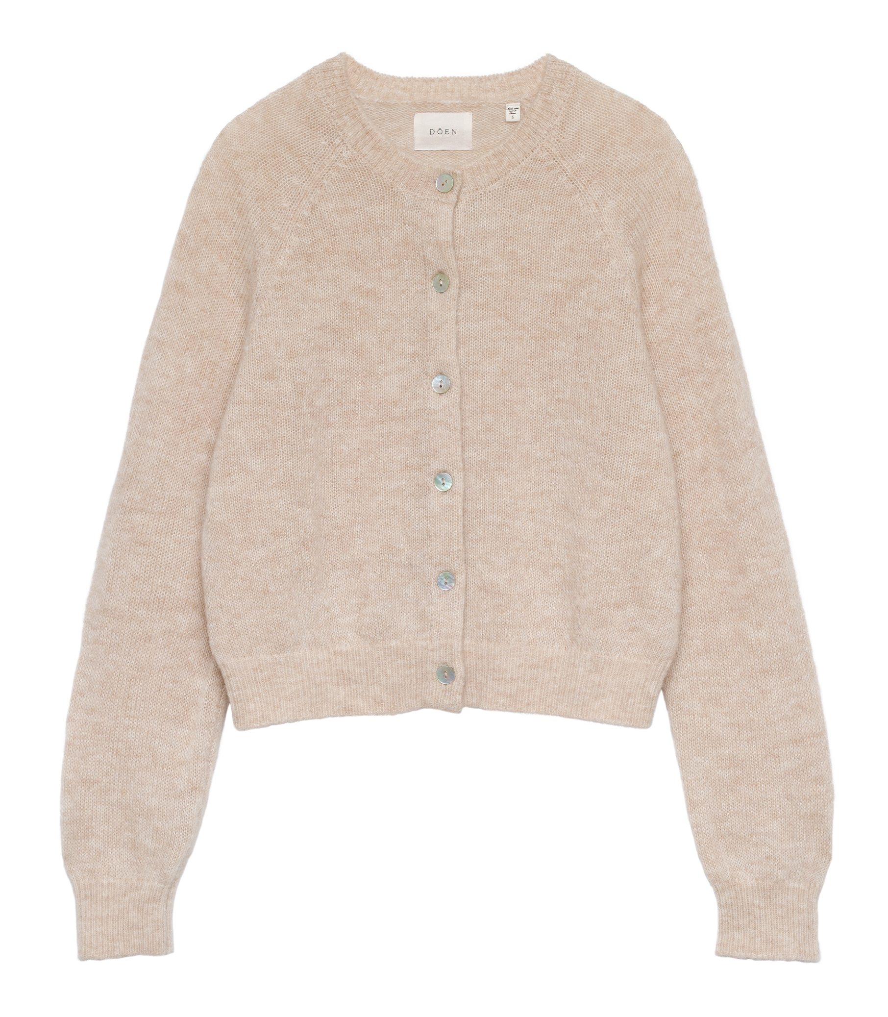 HMD -- PETRA CARDIGAN -- HAZELNUT CREME view 8
