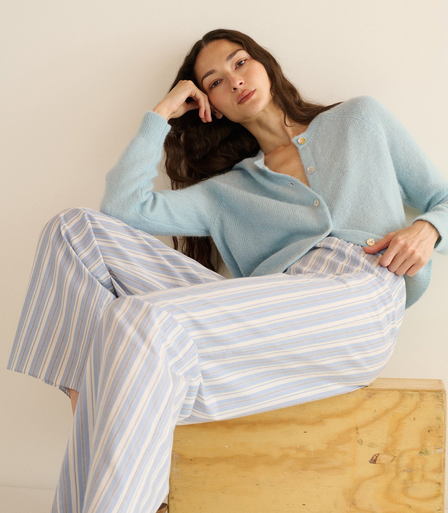 HMD -- LAVONA PANT -- LOIRET STRIPE