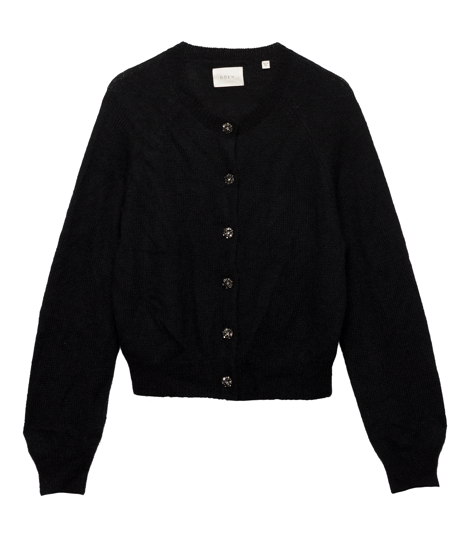 PETRA CRYSTAL CARDIGAN -- BLACK view 5