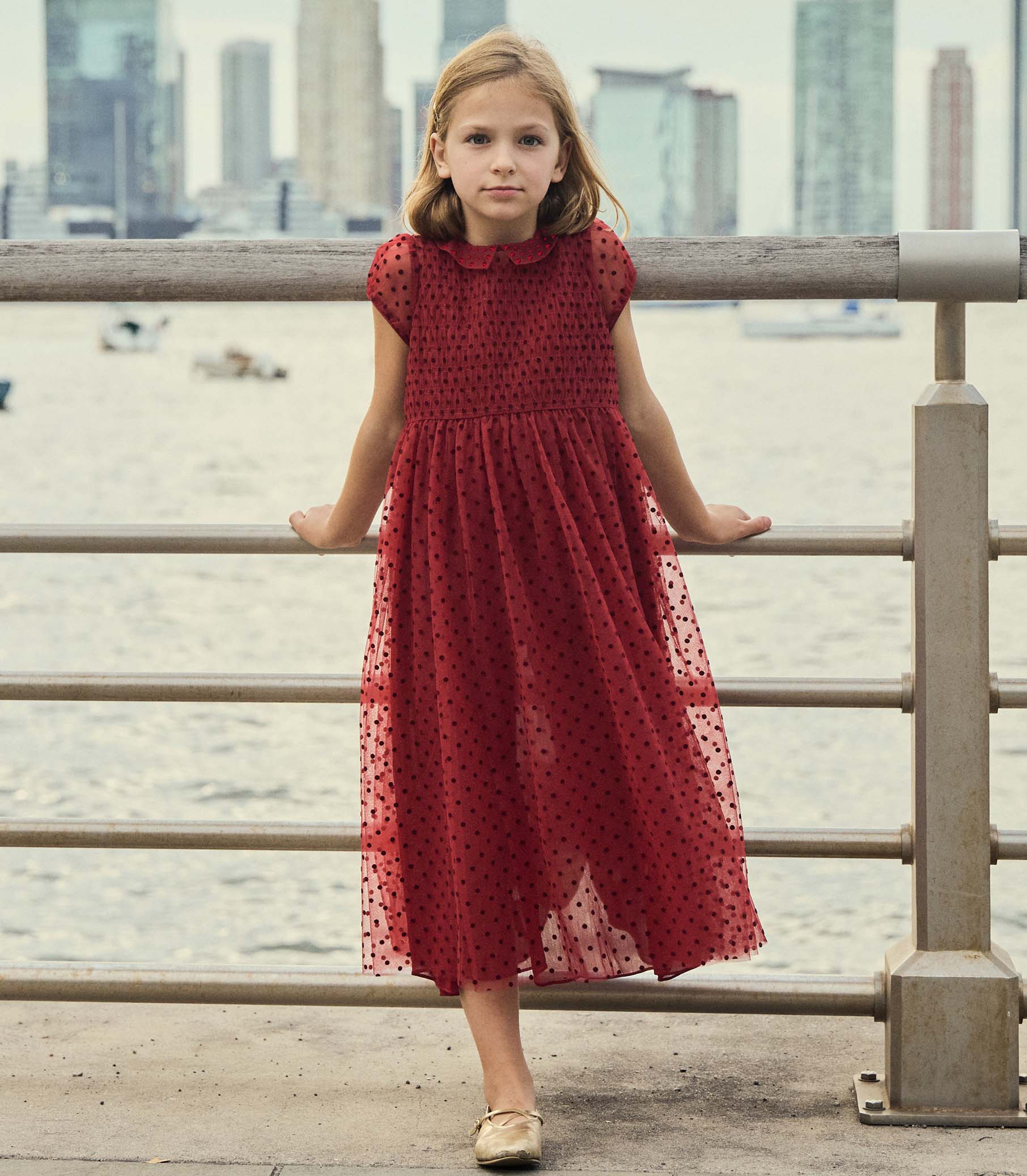 PHANIE DRESS -- ROSSO