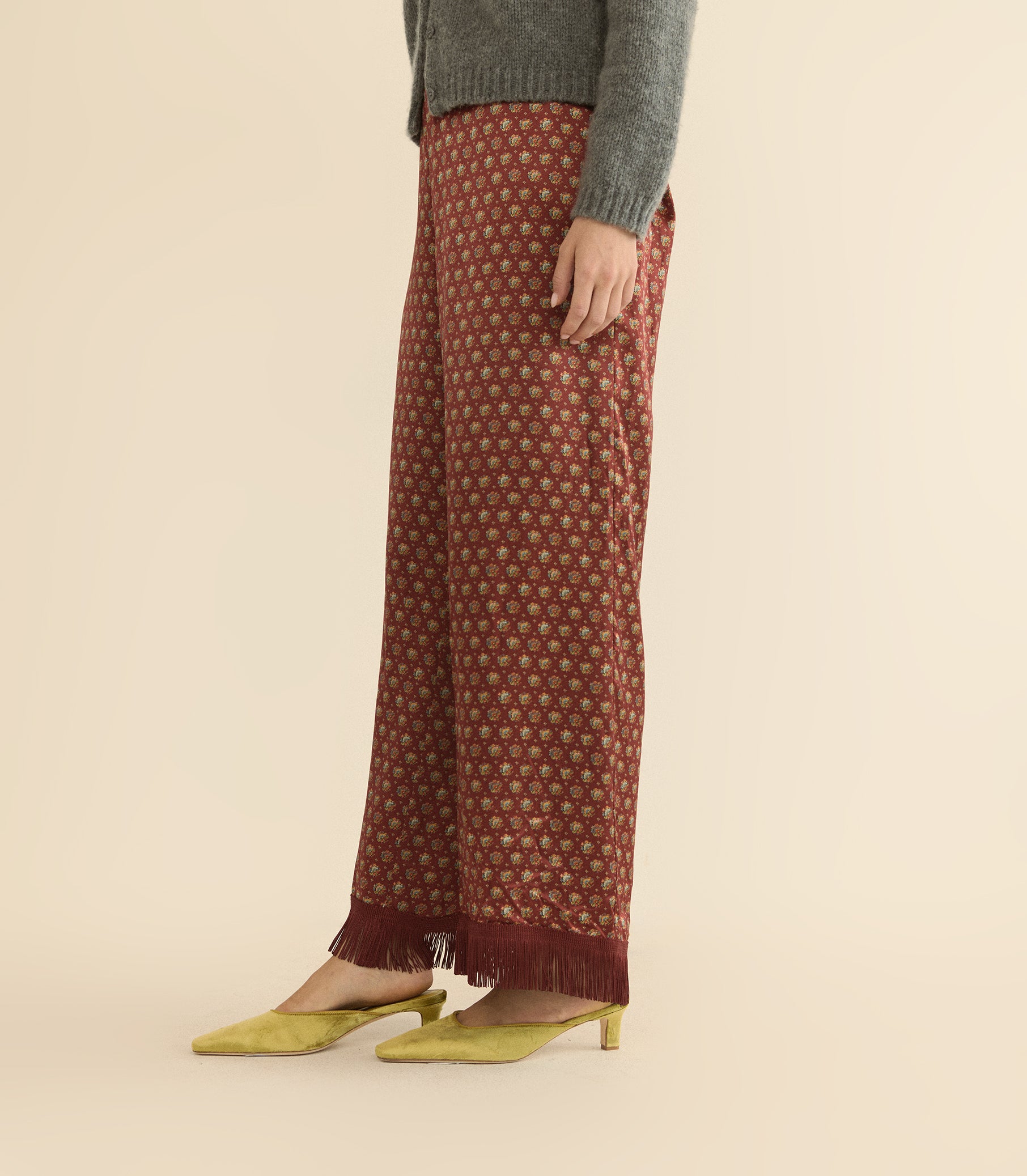 PICA MULE -- GOLD PANNE VELVET view 2
