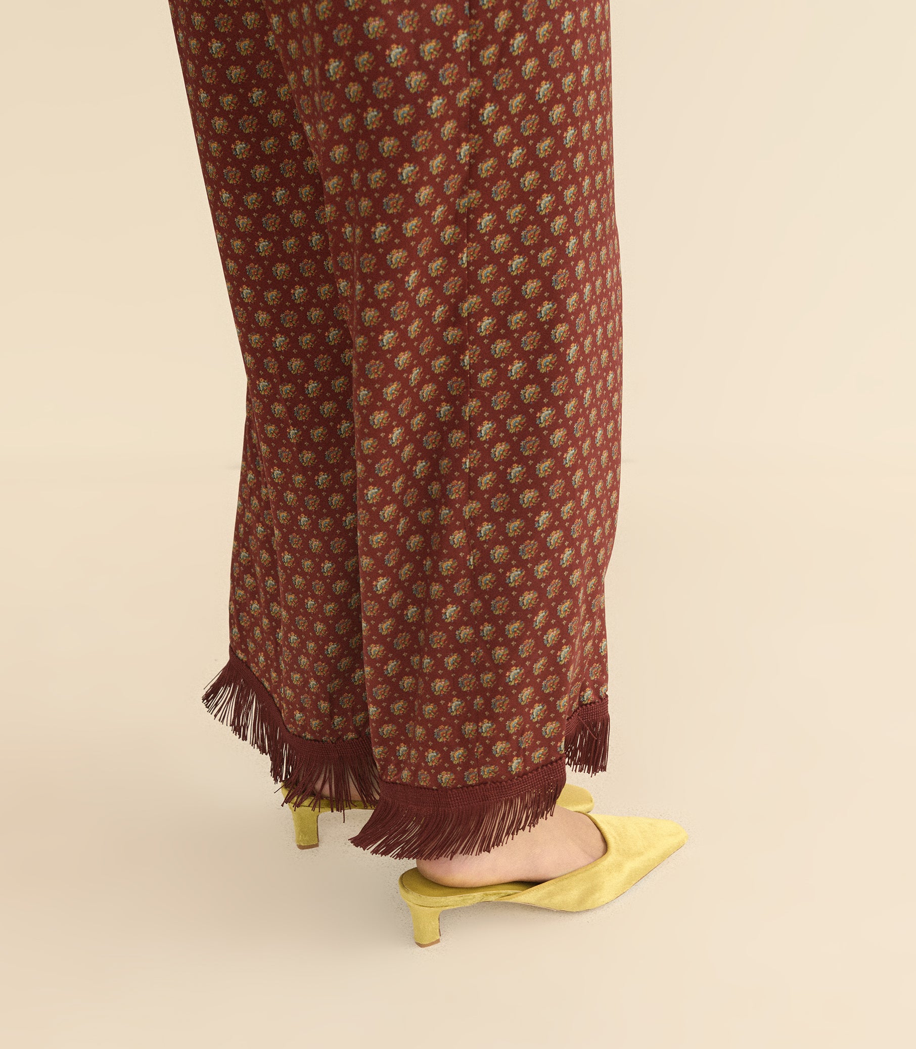 PICA MULE -- GOLD PANNE VELVET view 4
