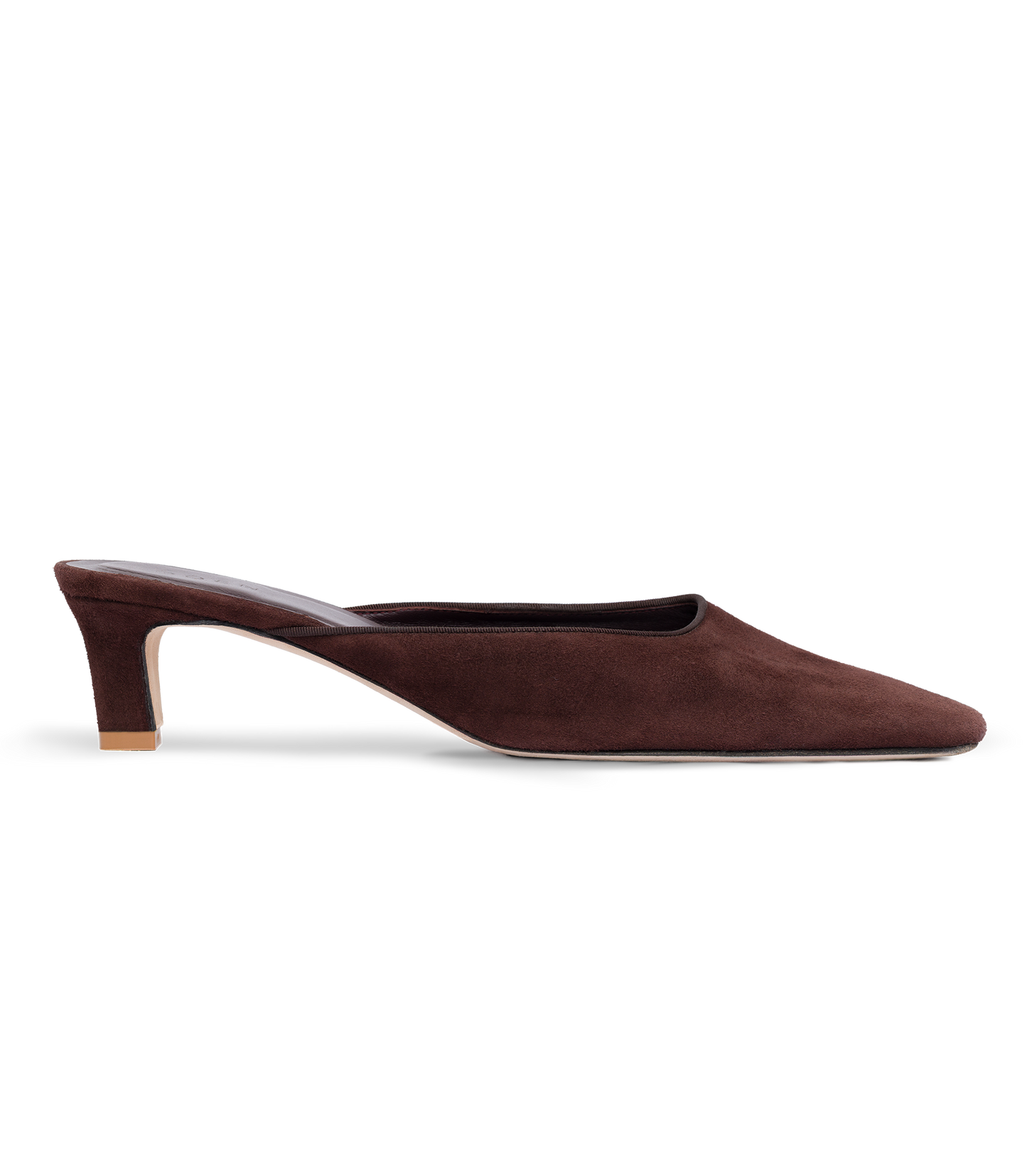 PICA MULE -- EQUESTRIAN BROWN SUEDE