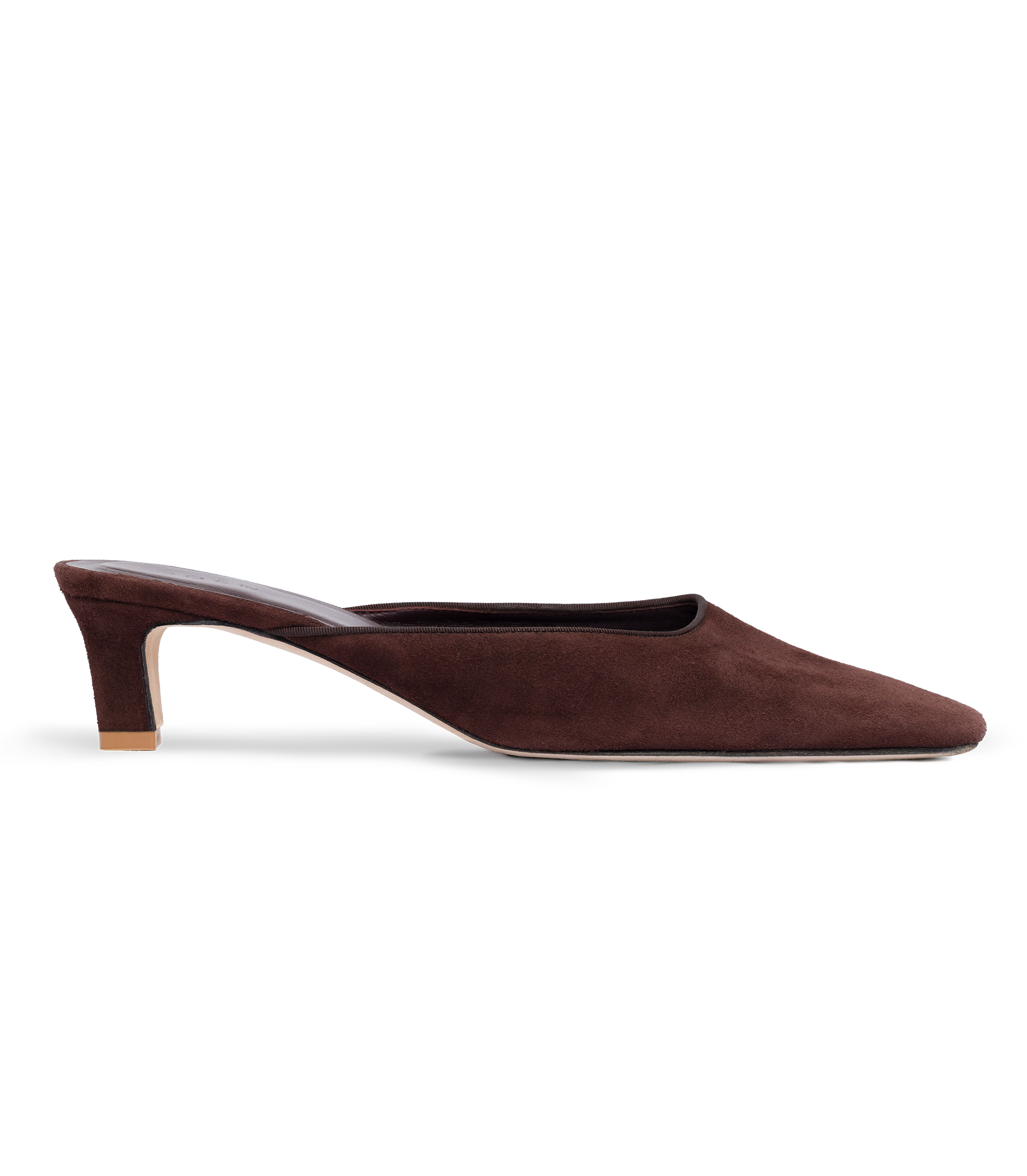 PICA MULE -- EQUESTRIAN BROWN SUEDE view 4
