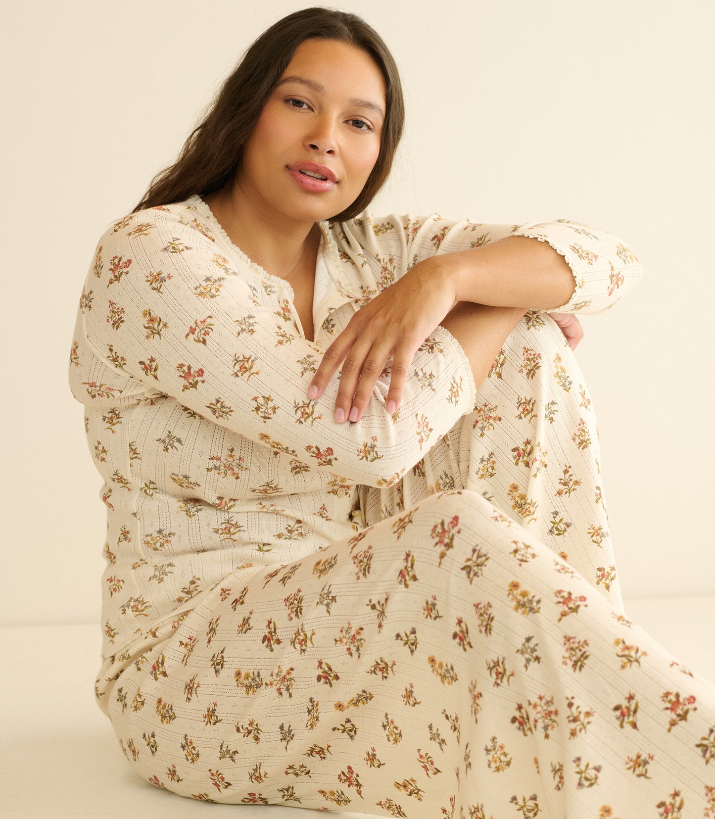 LAVON POINTELLE PANT -- CRÈME PETIT PALAIS