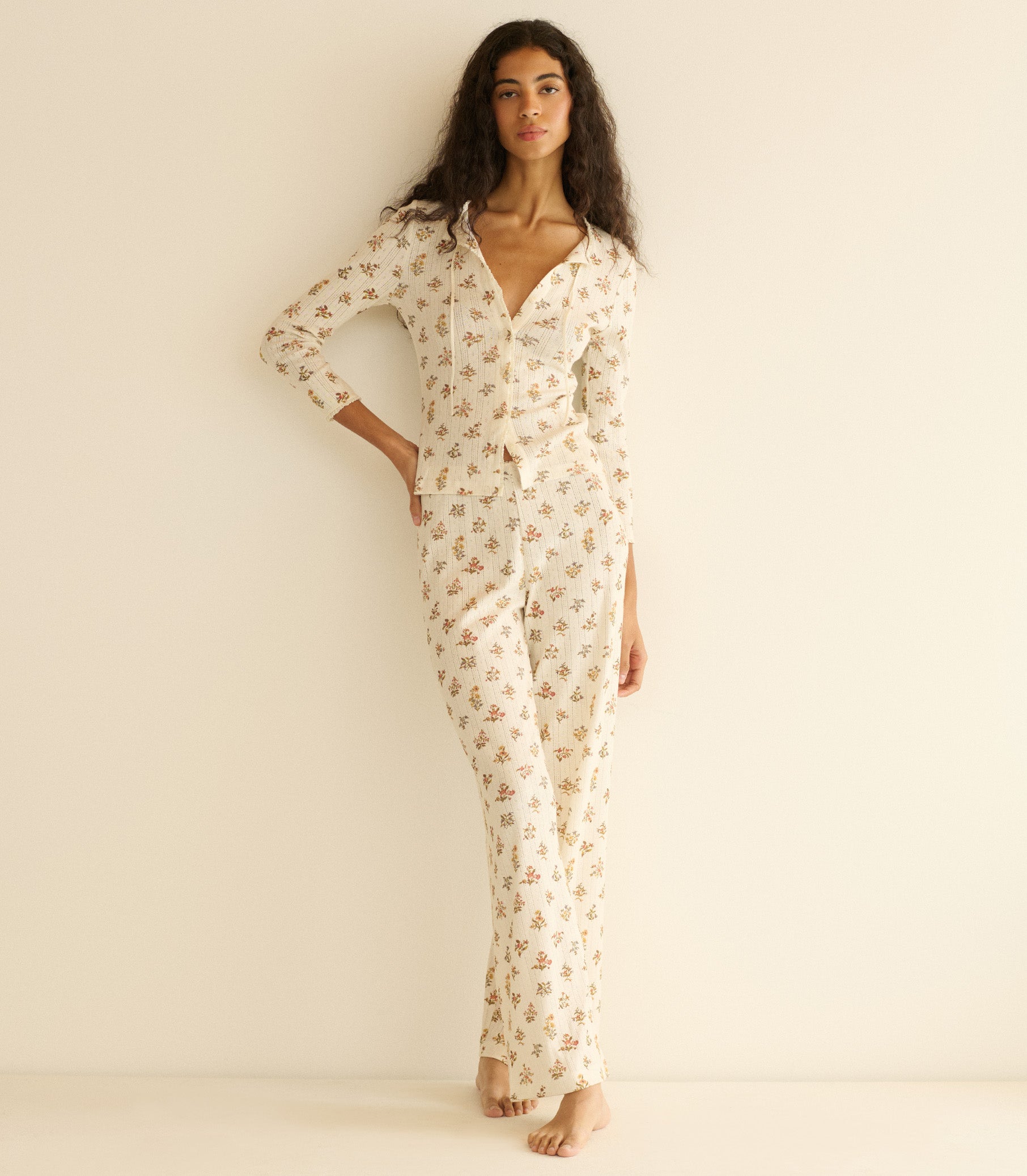 LAVON POINTELLE PANT -- CRÈME PETIT PALAIS view 4