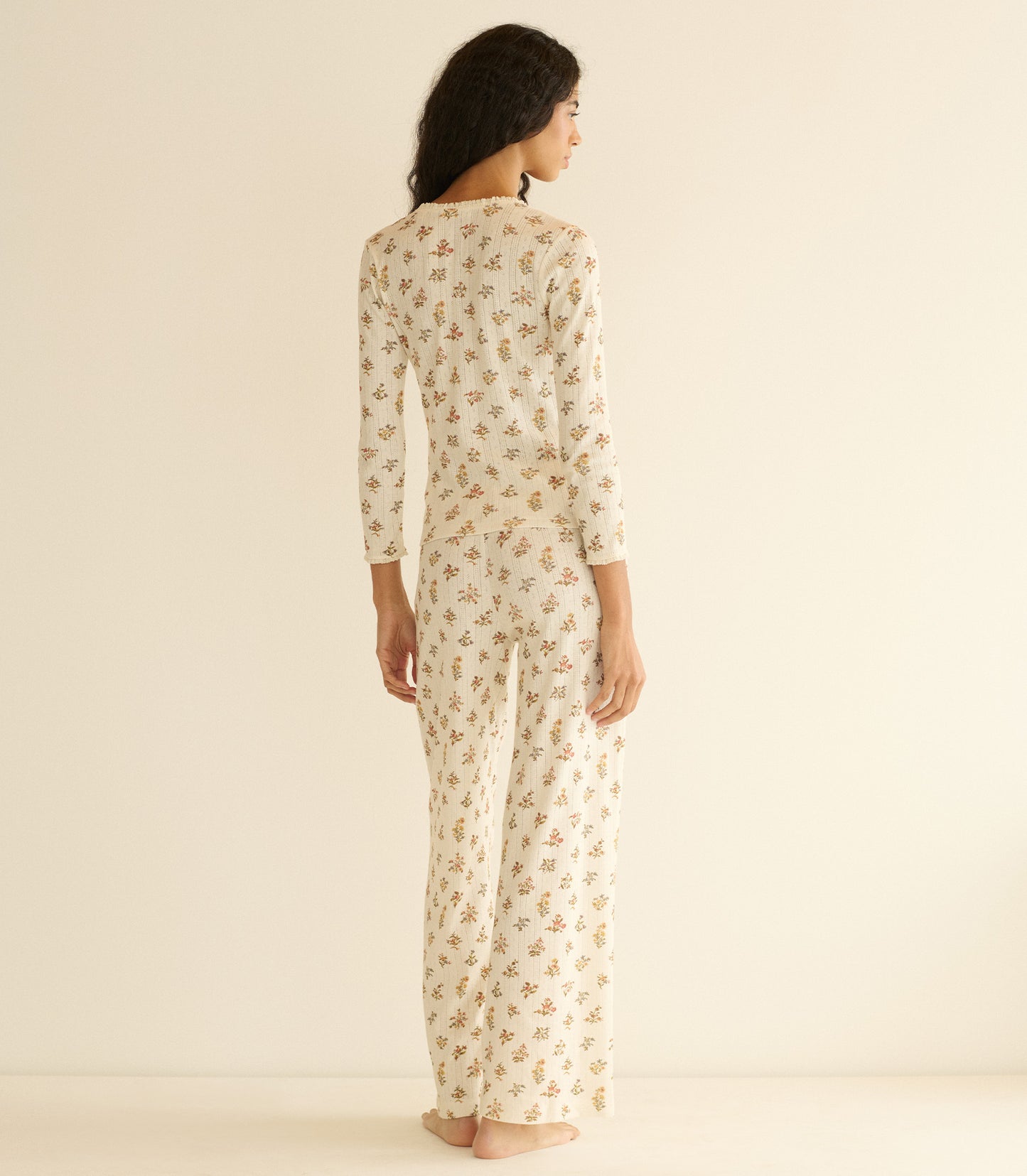 LAVON POINTELLE PANT -- CRÈME PETIT PALAIS