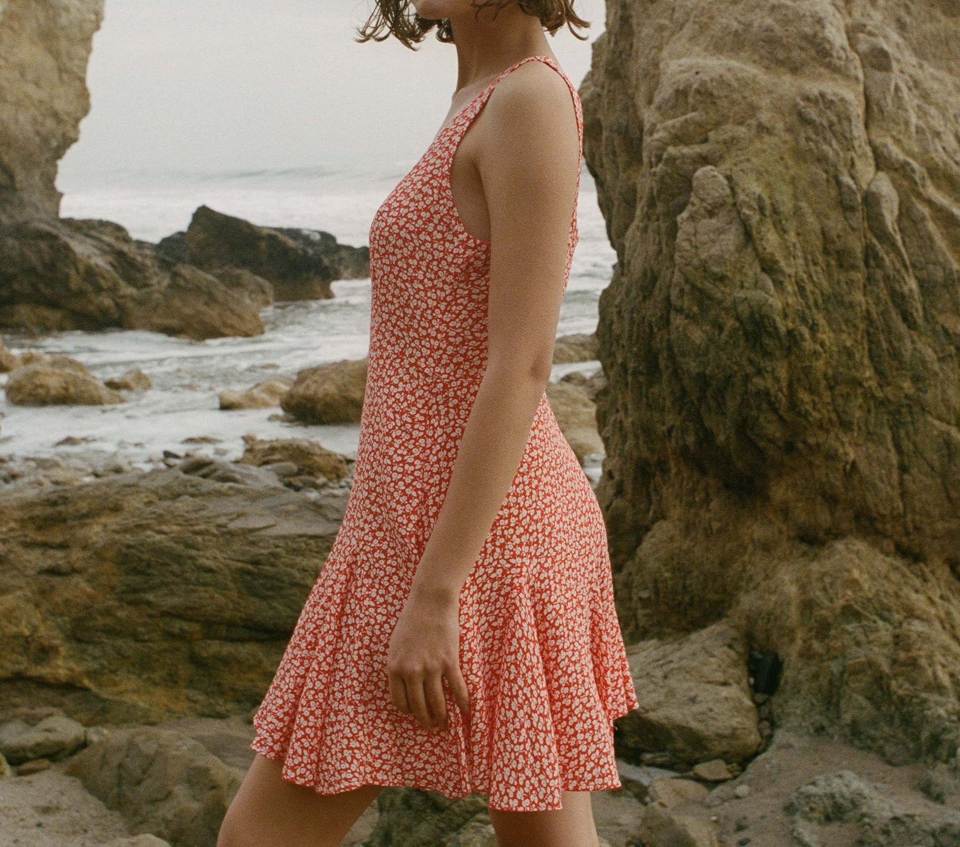 HMD -- PORTO DRESS -- ORANGE HILLSIDE BLOOM view 5
