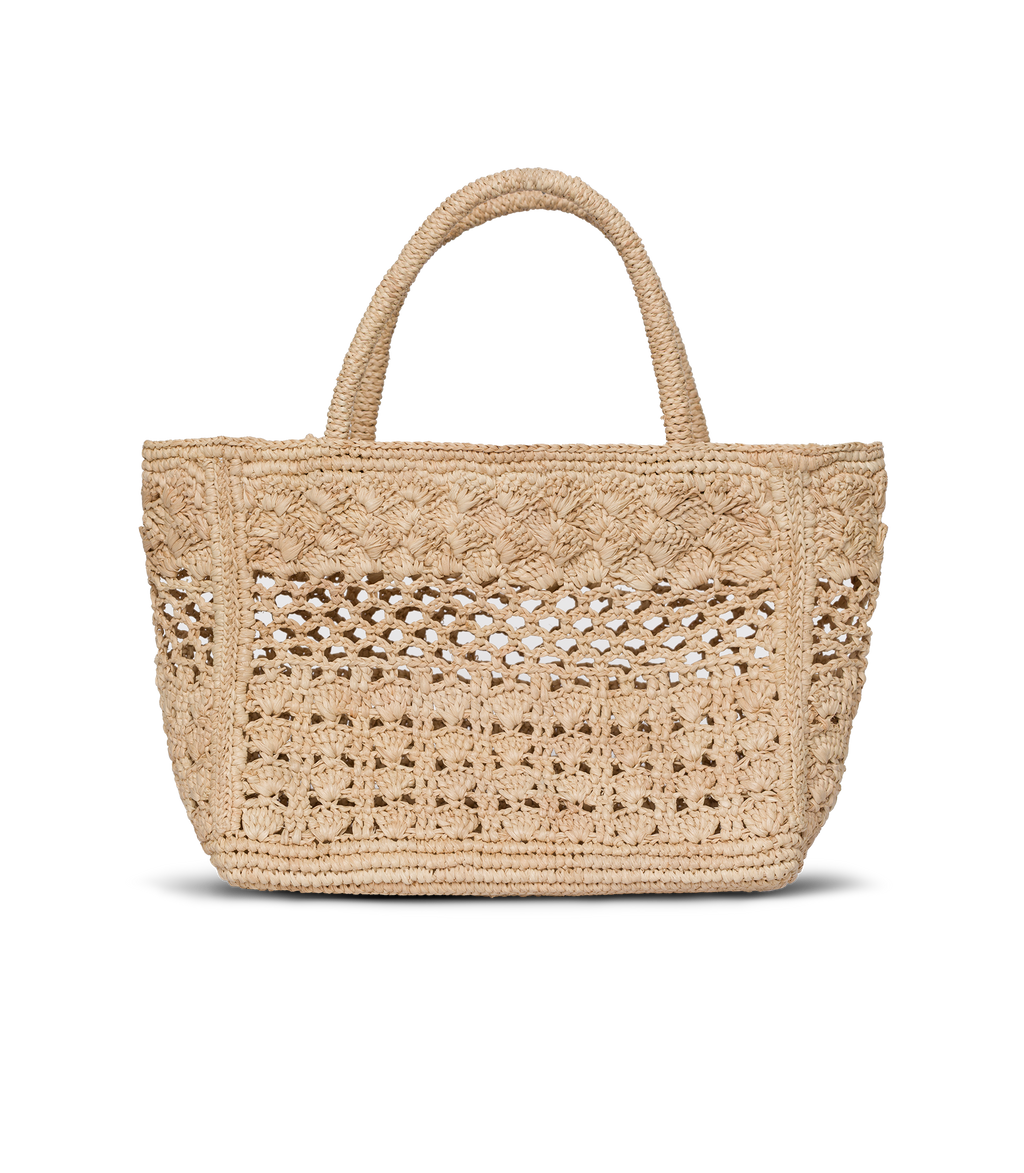 Pranzo Mini Tote - Natural Raffia | DÔEN