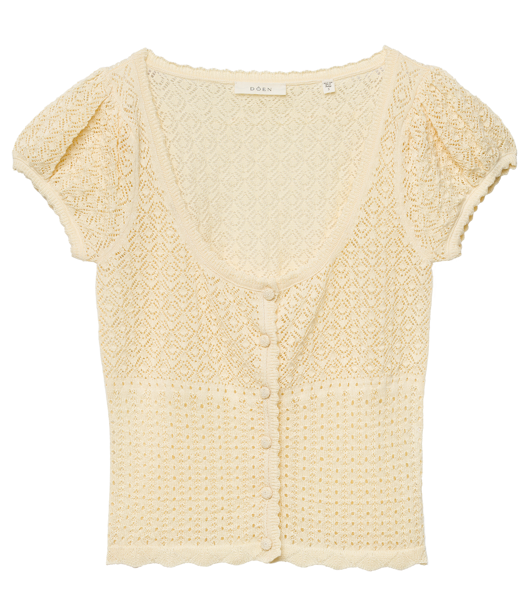 PRISCILLA CARDIGAN -- VANILLA view 5
