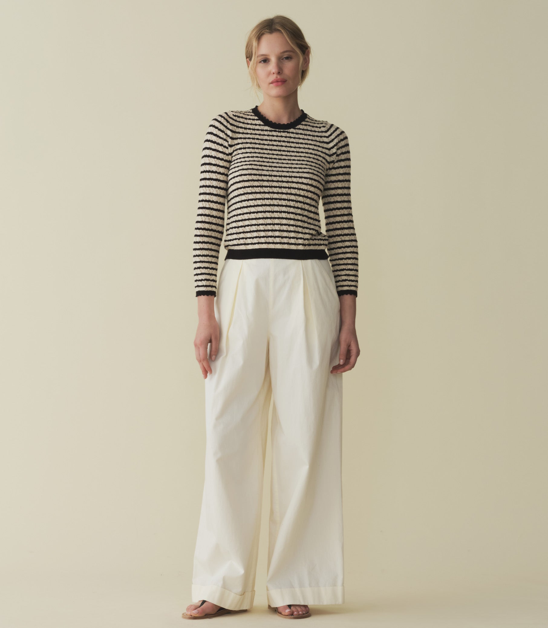 PRUDENCE SWEATER -- ALLAIRE STRIPE view 2