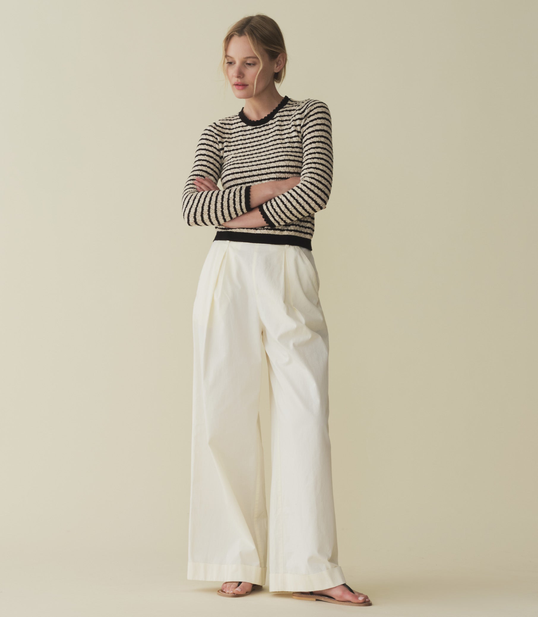 HMD -- PRUDENCE SWEATER -- ALLAIRE STRIPE view 3
