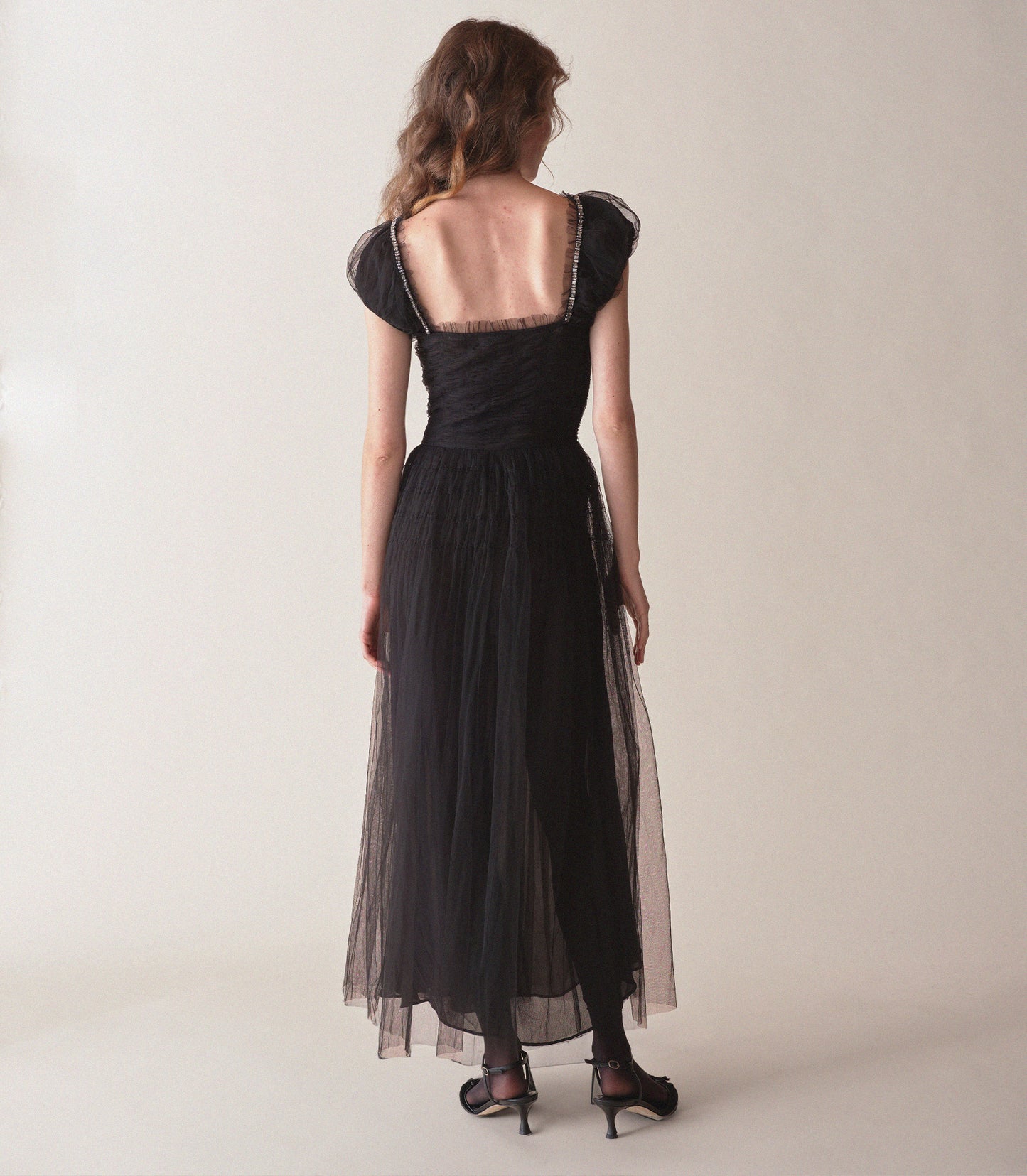 PAMELINA DRESS -- BLACK