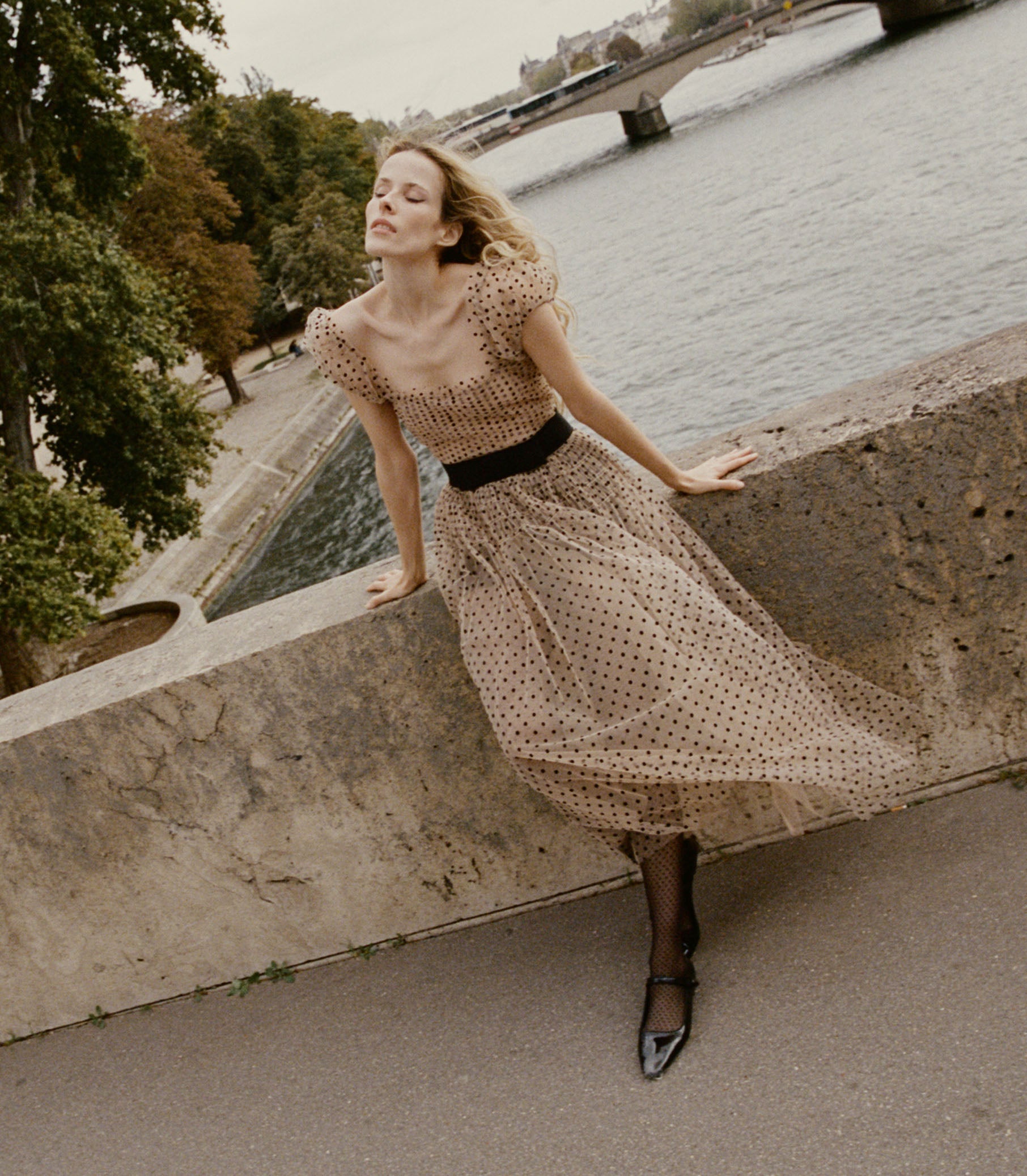 PAMELINA DRESS -- CREAM view 3