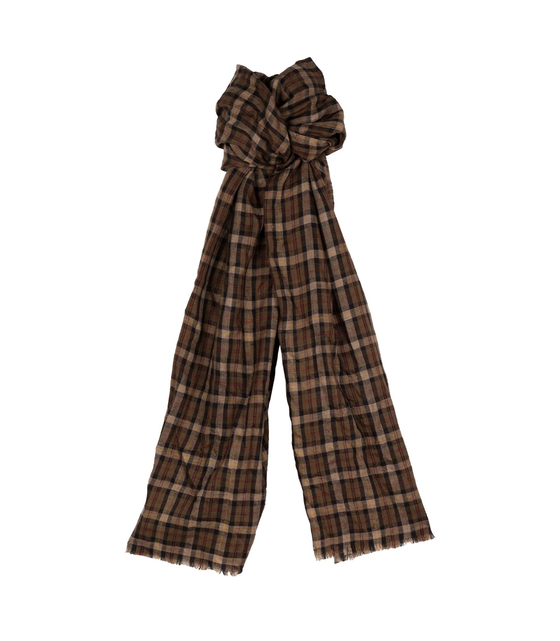 PASHMINA SCARF -- CORNWALL PLAID view 3