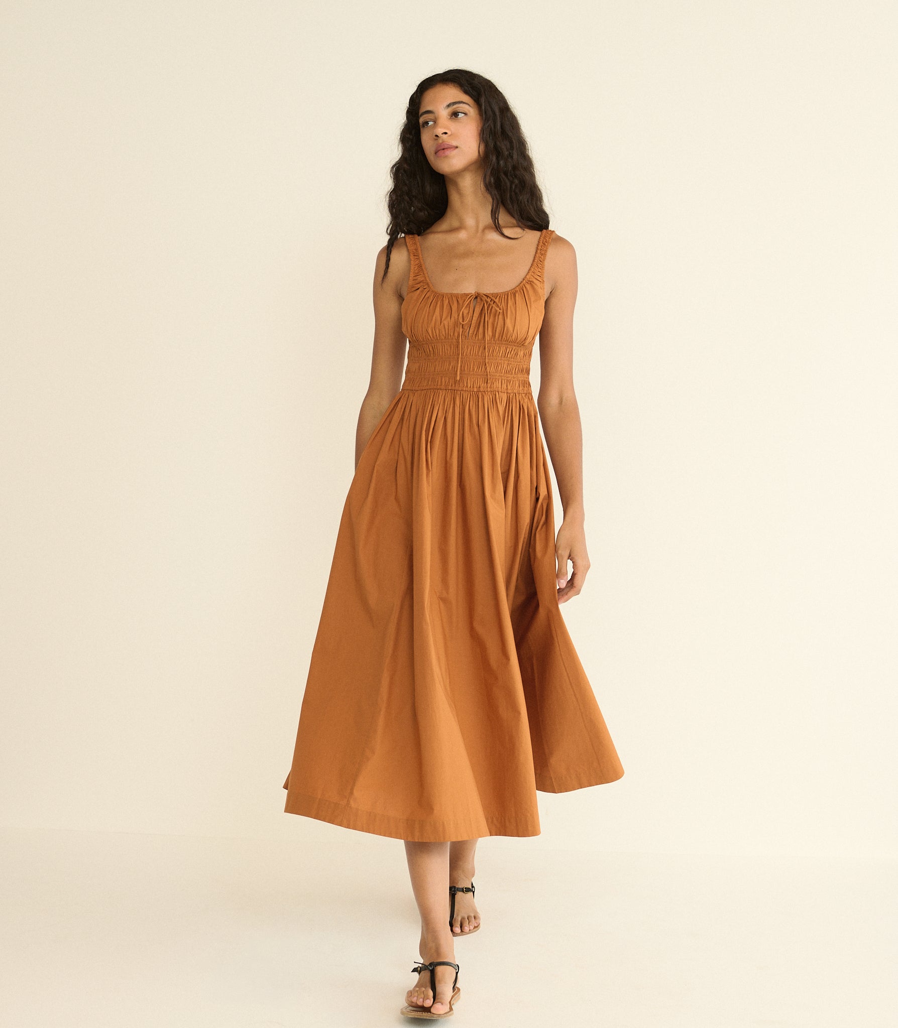 QUILLA DRESS -- COCONUT view 6

