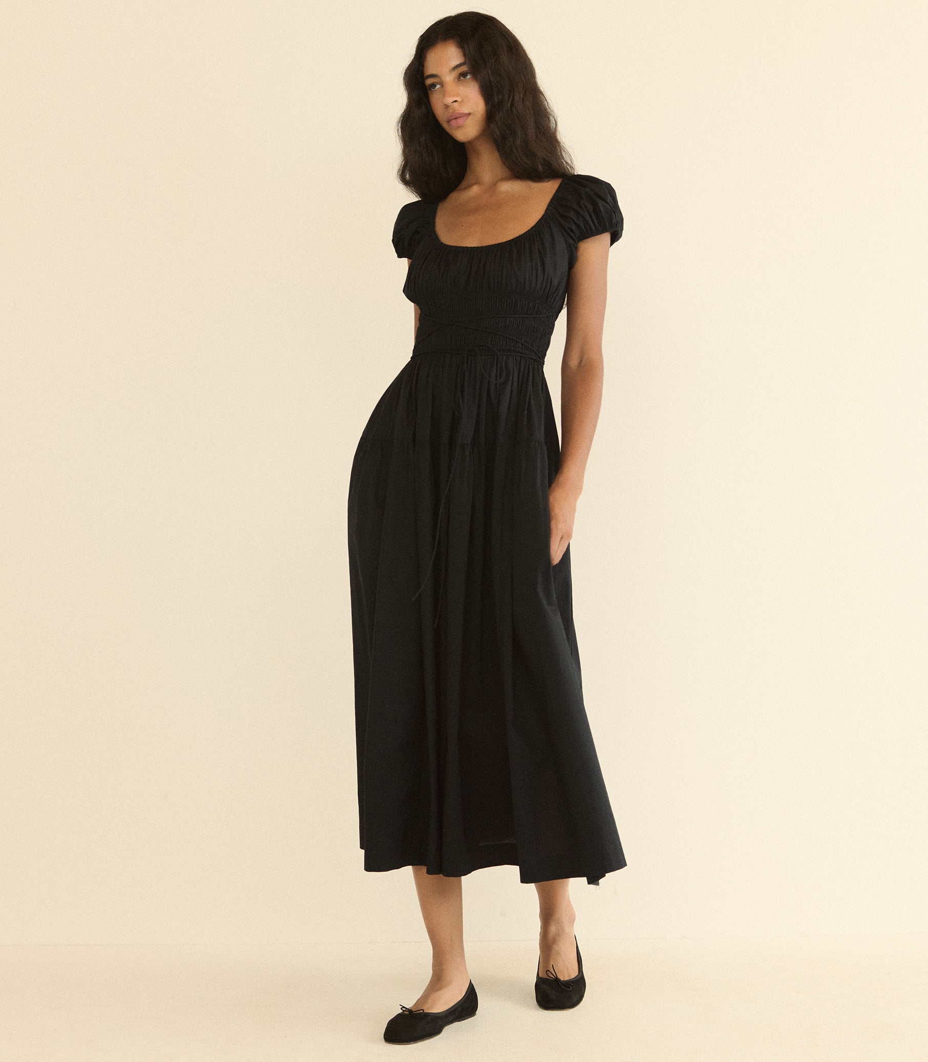 QUINELLE DRESS -- BLACK view 3
