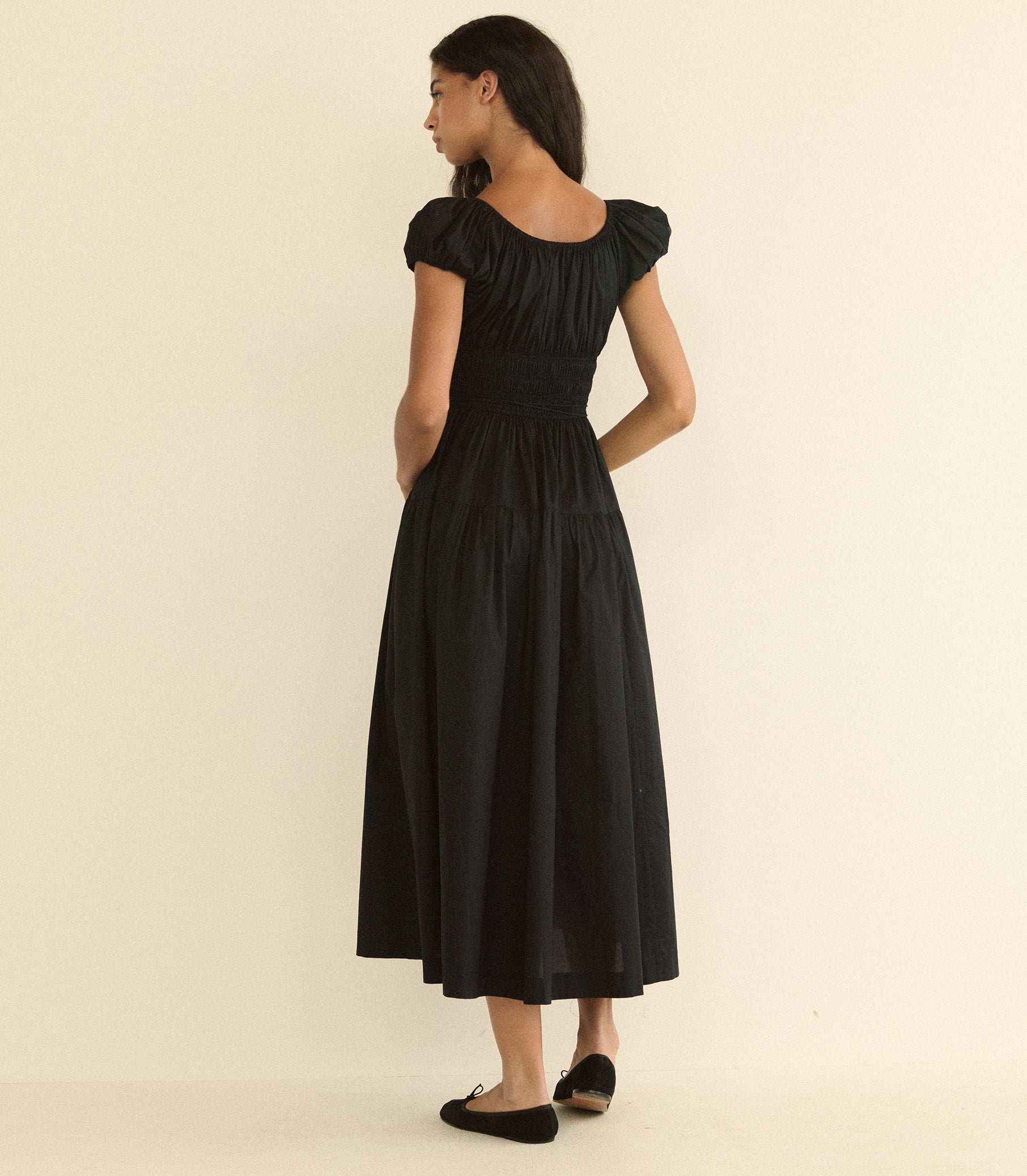 QUINELLE DRESS -- BLACK view 6
