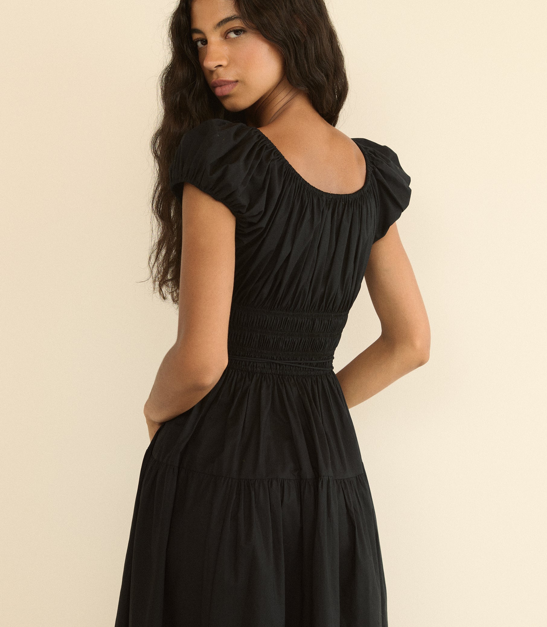 QUINELLE DRESS -- BLACK view 7
