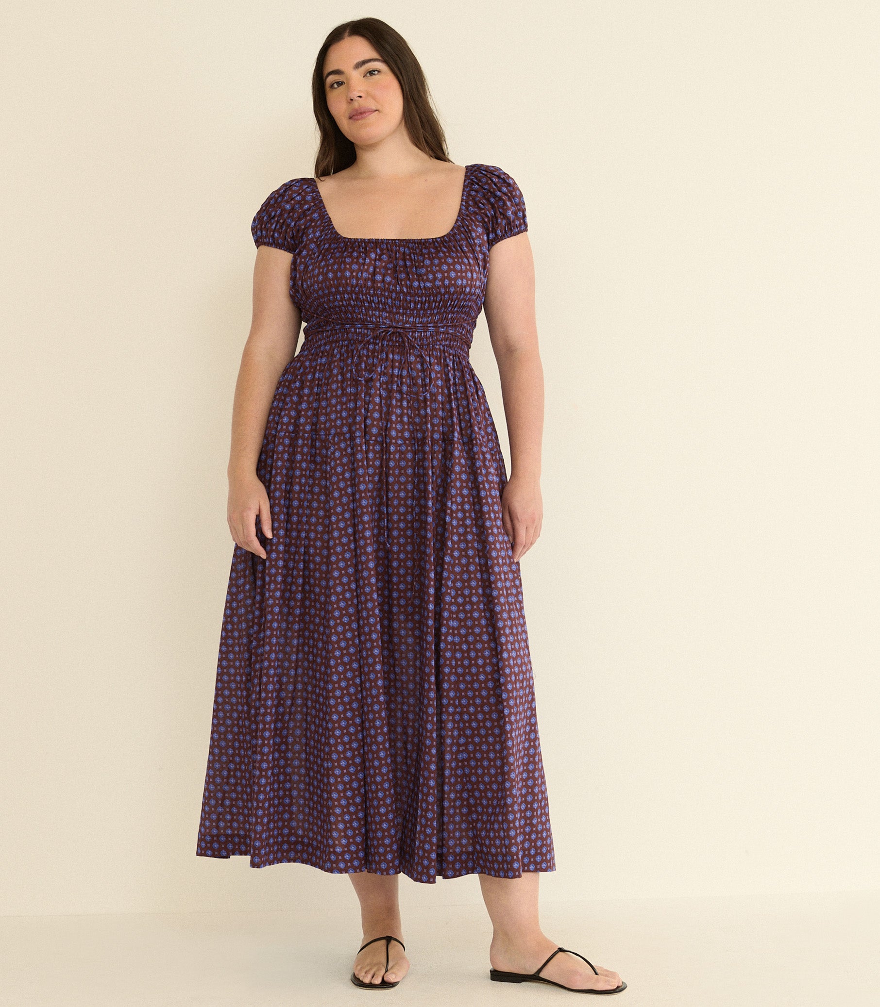 QUINELLE DRESS -- MENORCA FOULARD view 2
