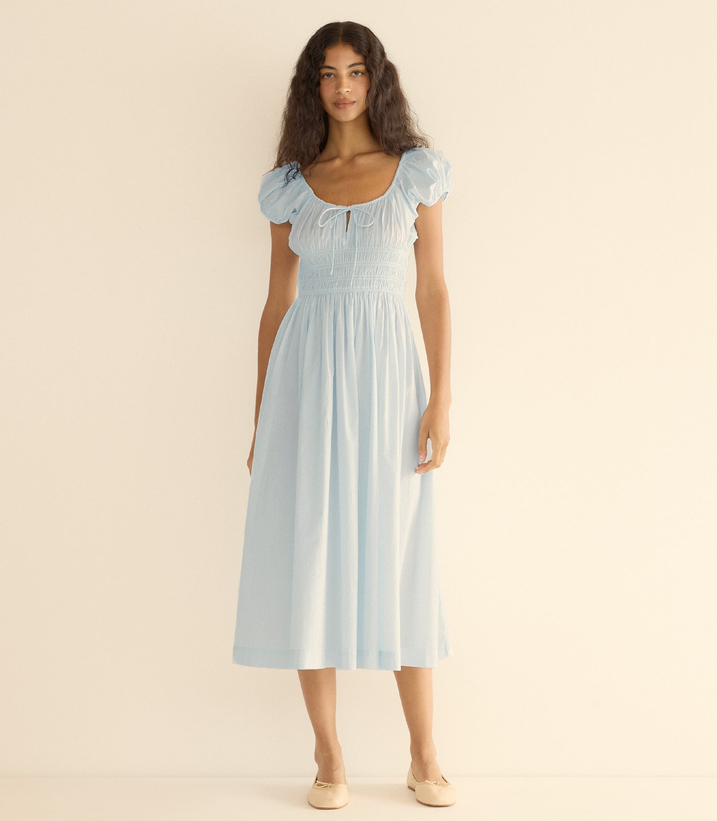 QUINN DRESS -- ALICE BLUE