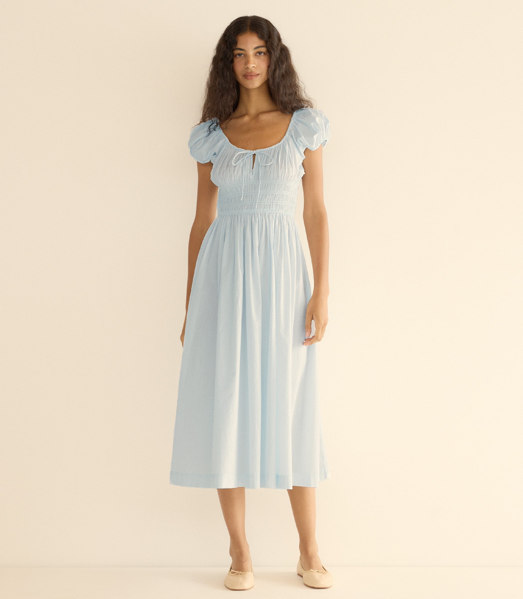 QUINN DRESS -- ALICE BLUE view 2