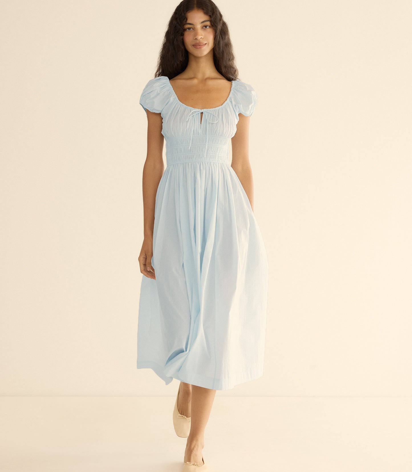 QUINN DRESS -- ALICE BLUE