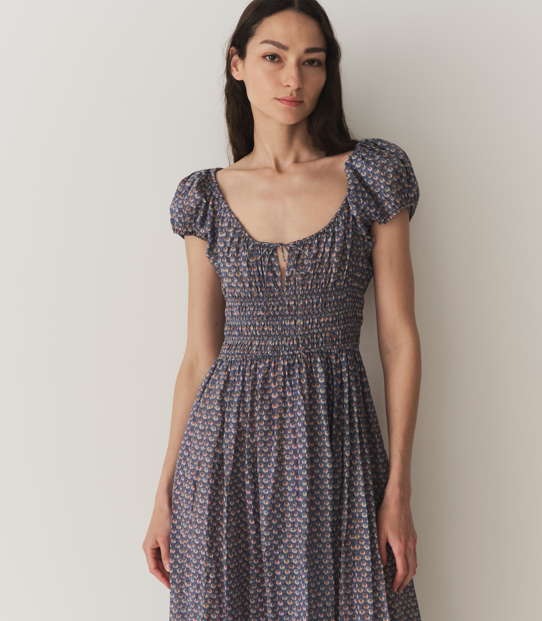 HMD -- QUINN DRESS -- DAHLIA IKAT view 2
